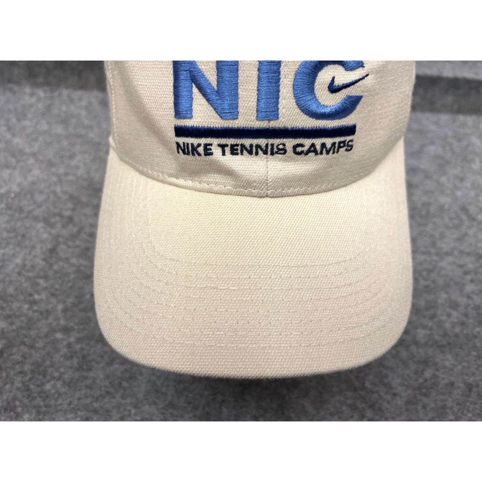 Nike Nike Baseball Hat Cap Fitted Adult One Size White Acrylic Wool Blend Cap Mens Sports Tennis Beach Lightweight Adjustable Hat Size ONE SIZE - 3 Thumbnail