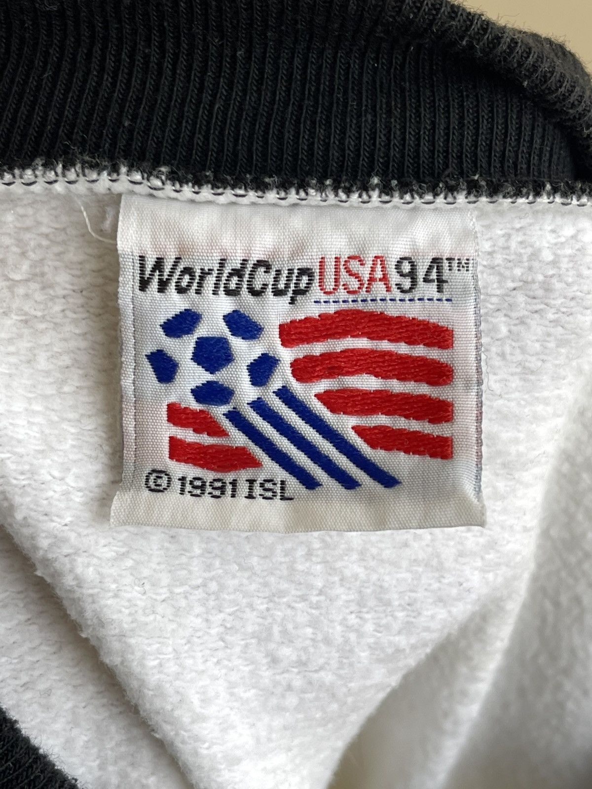 Vintage FIFA World Cup 1994 USA Striker Sweatshirt 1991 Vintage 90s Size US L / EU 52-54 / 3 - 7 Thumbnail