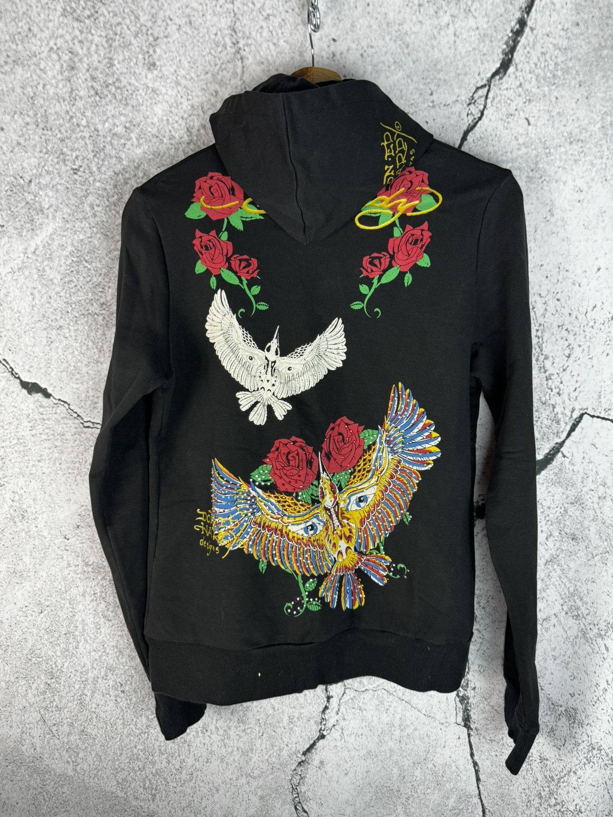 Ed Hardy Ed hardy Christian Audigier vintage Hoodie Geisha Size S / US 4 / IT 40 - 3 Thumbnail