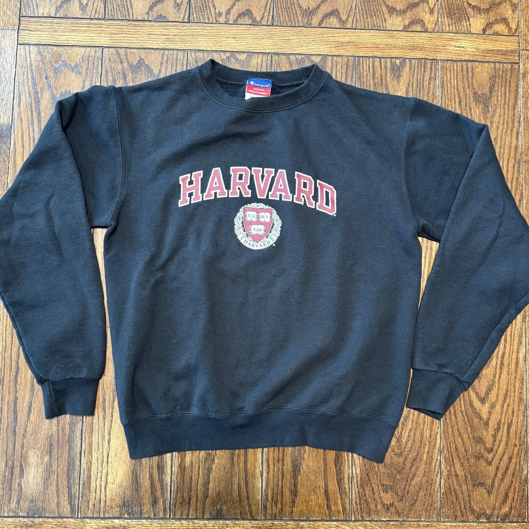 Champion Harvard Champion Sweatshirt Black Crest University College Logo Crew Neck Hoodie S Small Unisex Adults College Logo Pullover All Seasons Size US S / EU 44-46 / 1 - 2 Thumbnail
