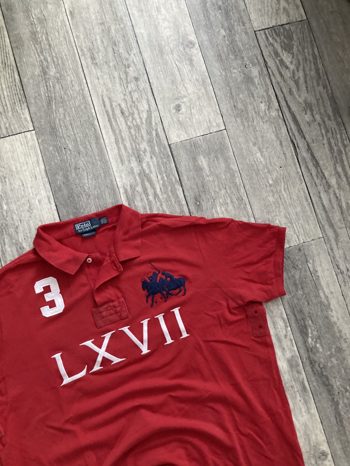 Polo Ralph Lauren × Vintage Vintage Ralph Lauren polo t-shirt tee chief keef Y2k drip Size US XXL / EU 58 / 5 - 3 Thumbnail