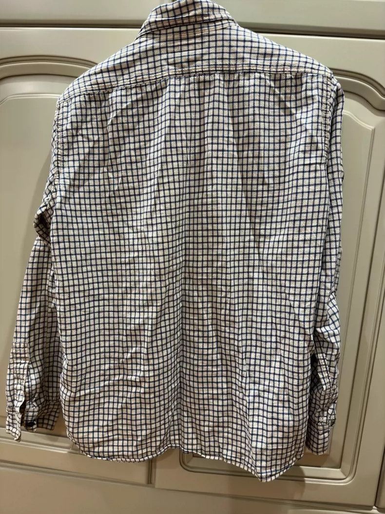 Freewheelers Freewheelers size 16 Men's cotton linen workwear long-slee Size US L / EU 52-54 / 3 - 3 Thumbnail