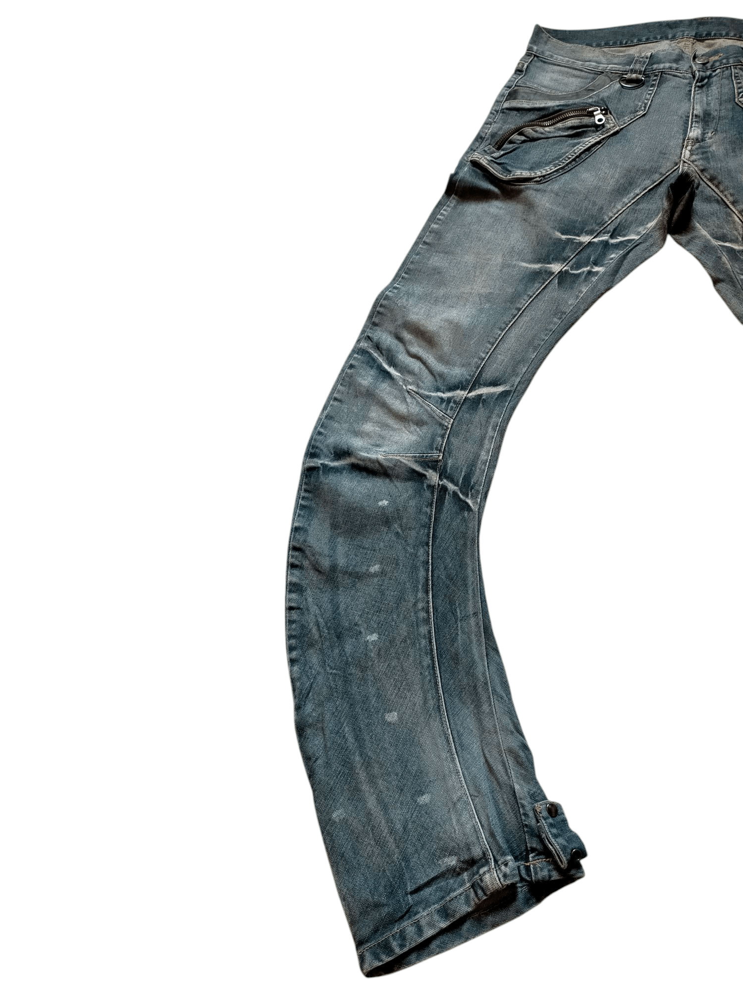 PPFM PPFM Japan Curve Paint Denim Size US 33 - 13 Thumbnail