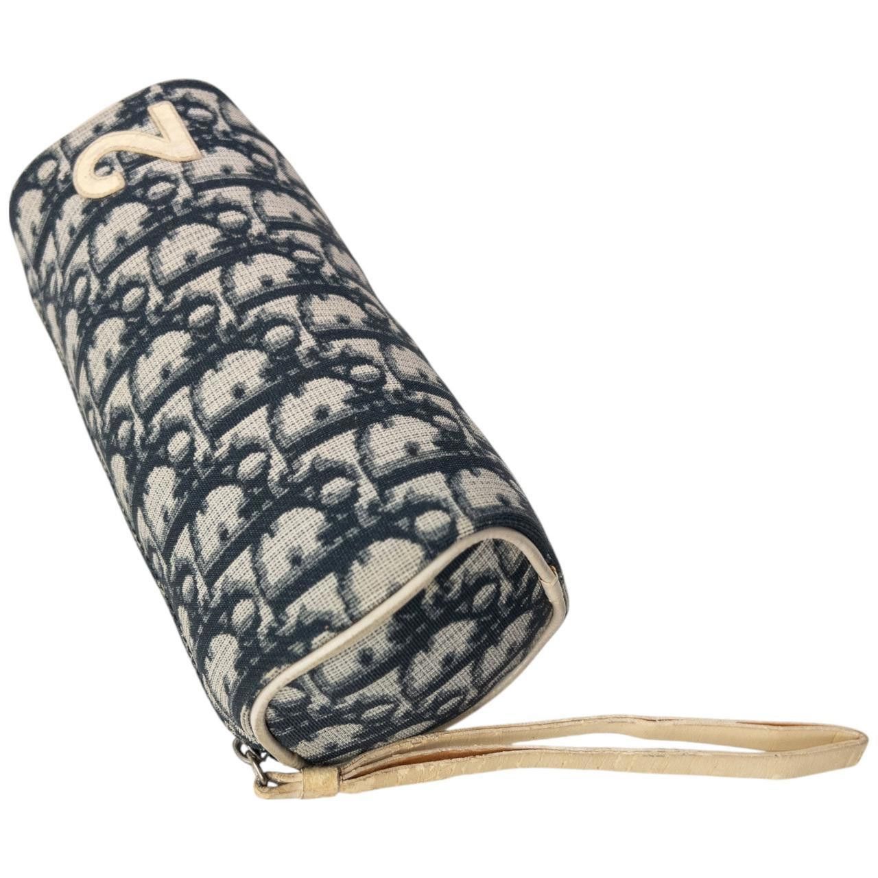 Dior Vintage Dior Monogram Mini Barrel Wrist Bag Size ONE SIZE - 8 Thumbnail