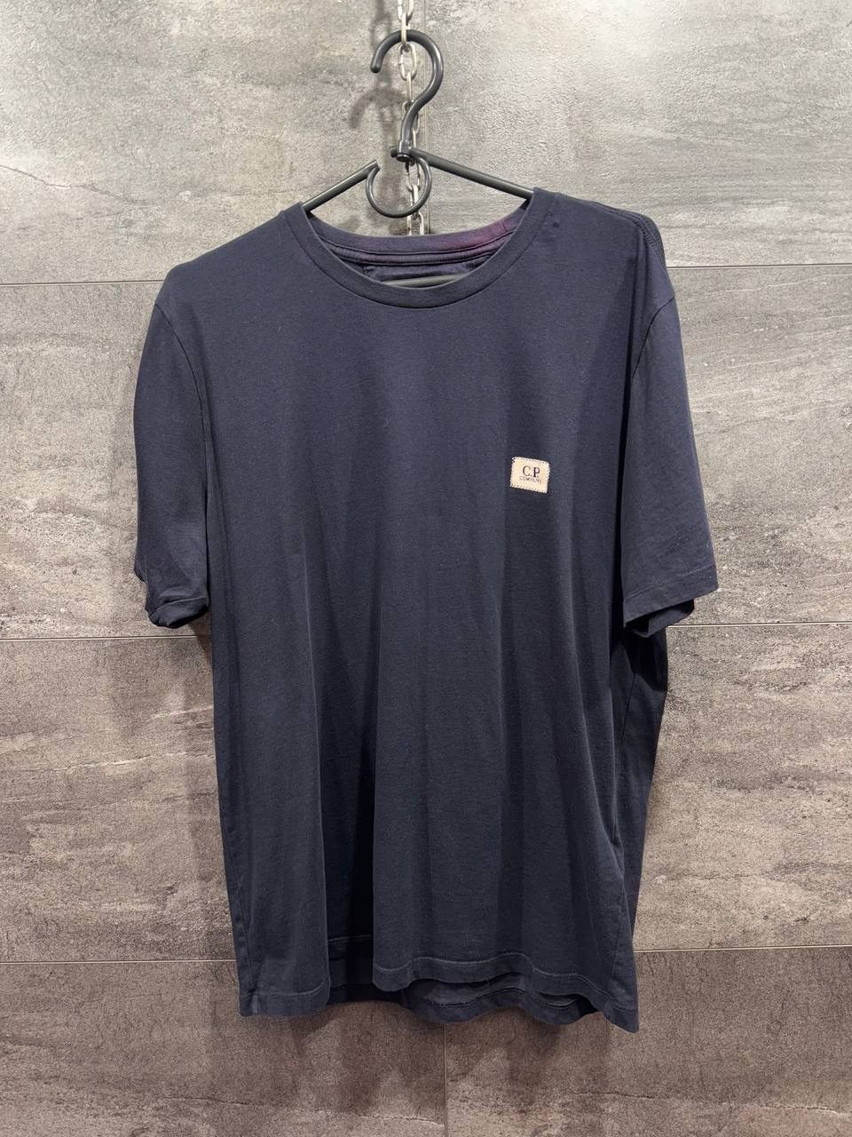 C.P. Company C.P. COMPANY EMBROIDERED LOGO CREW NECK T-SHIRT NAVY Size US M / EU 48-50 / 2 - 1 Thumbnail