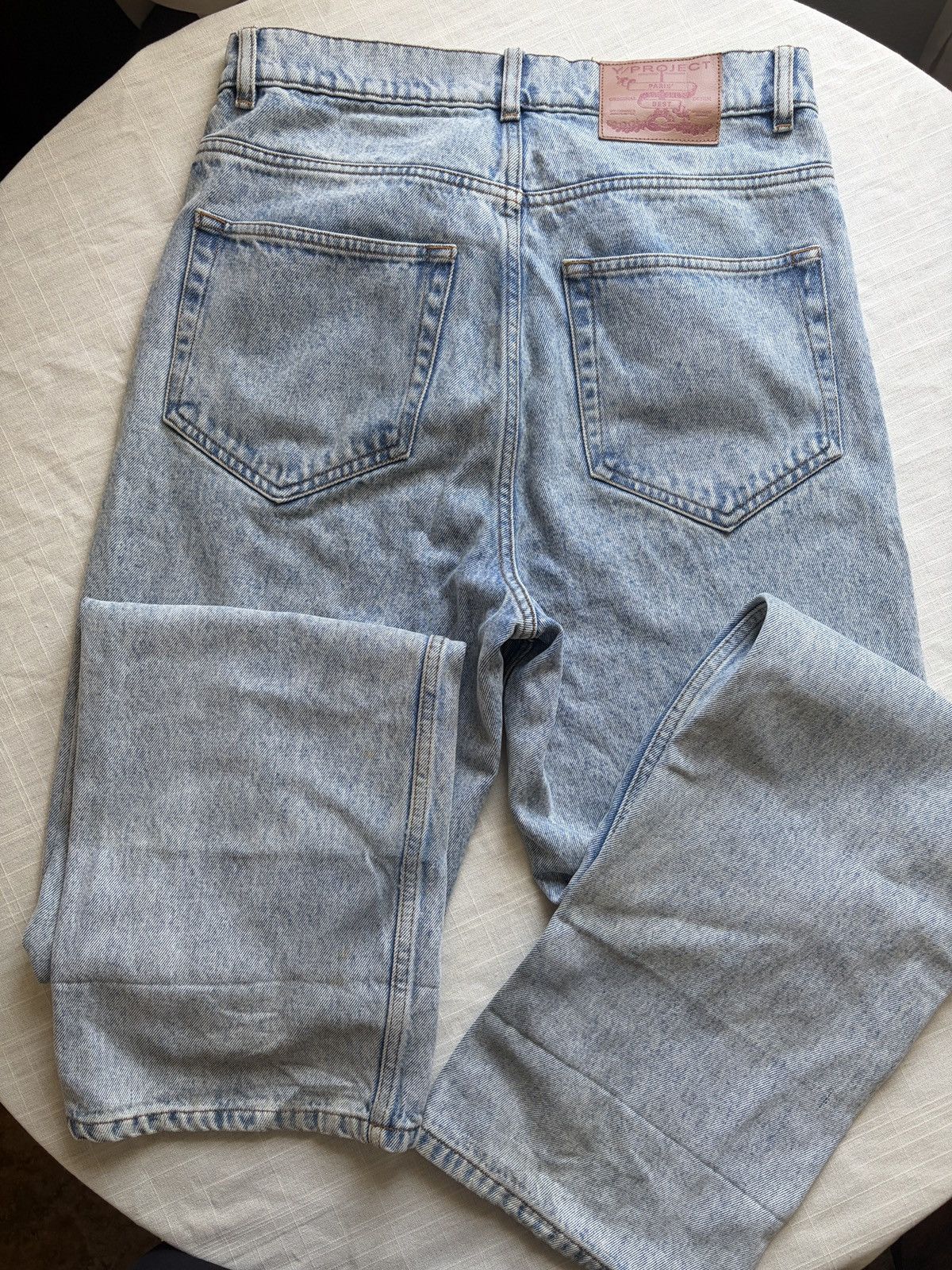 Y/Project Y/Project Unisex Blue Crystal Studded Tall Jeans — Size 30 Size US 30 / EU 46 - 8 Thumbnail