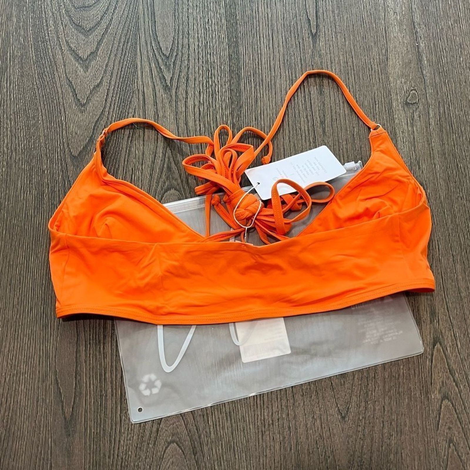 Vintage NWT Toluca Amina Bikini Top Waist Wrap Triangle Nectar Sz M Size ONE SIZE - 7 Thumbnail