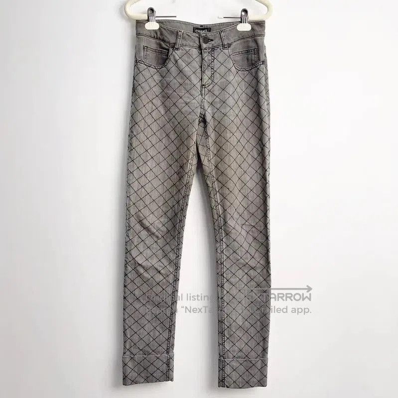 Chanel Chanel Grey Women's Denim Pants . Size 23" - 1 Thumbnail
