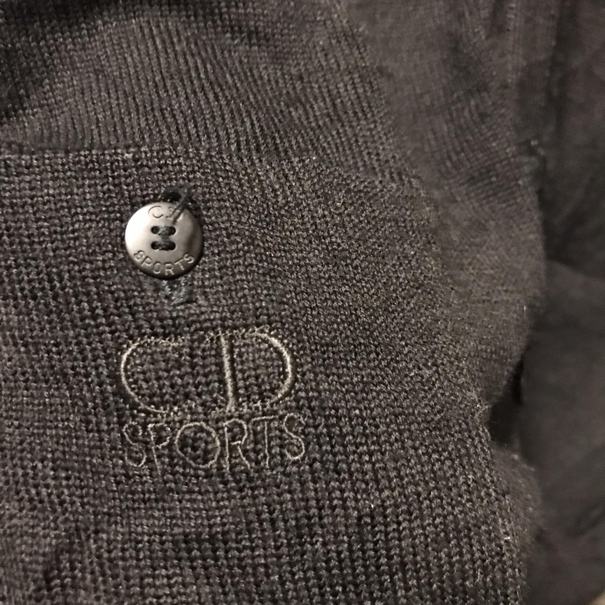 Dior Christian Dior CD Sports Knit Cardigan Vest Logo 90s | Grailed