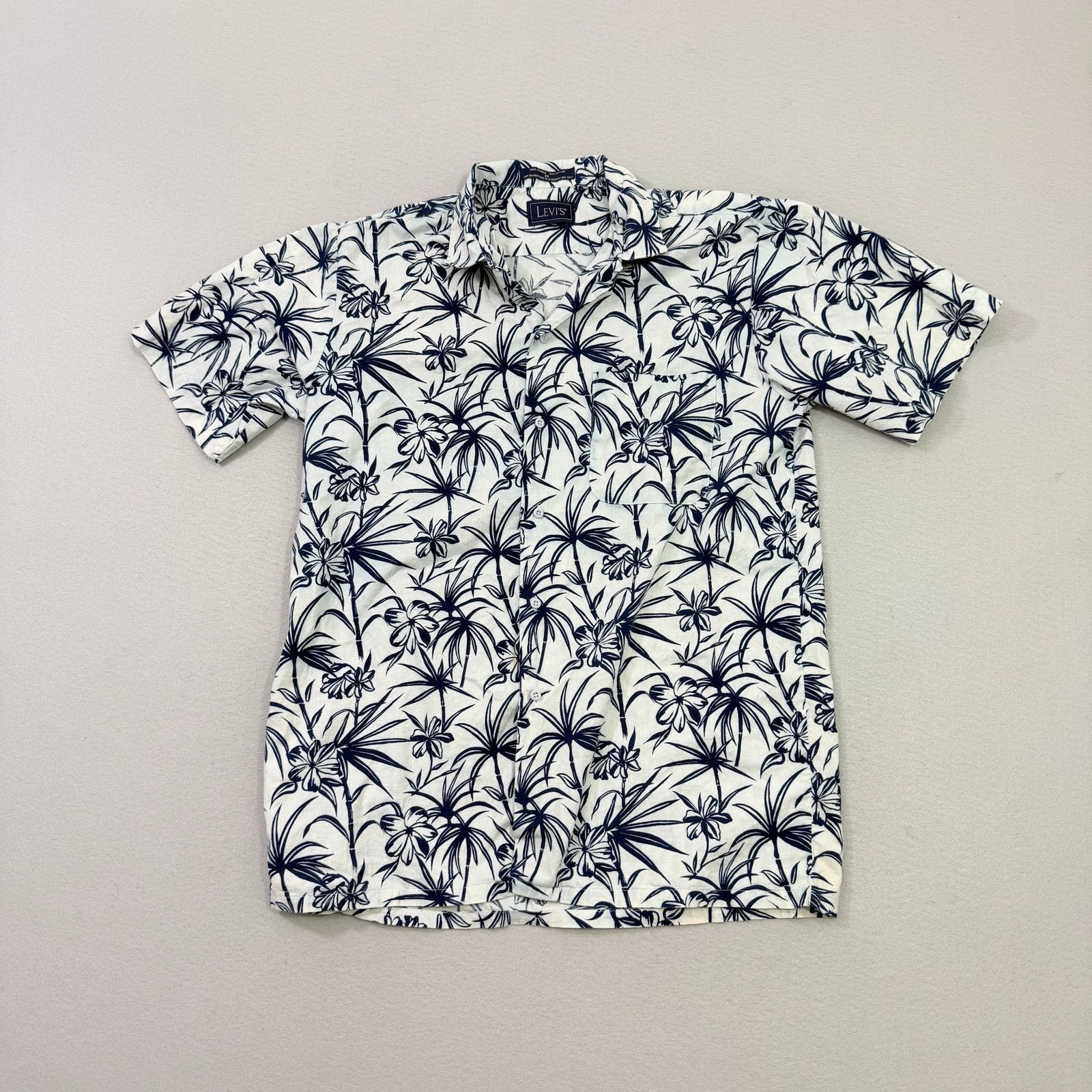 Levi's Vintage Levis Hawaiian Shirt Men's Medium 90s Loop Collar Size US M / EU 48-50 / 2 - 1 Thumbnail