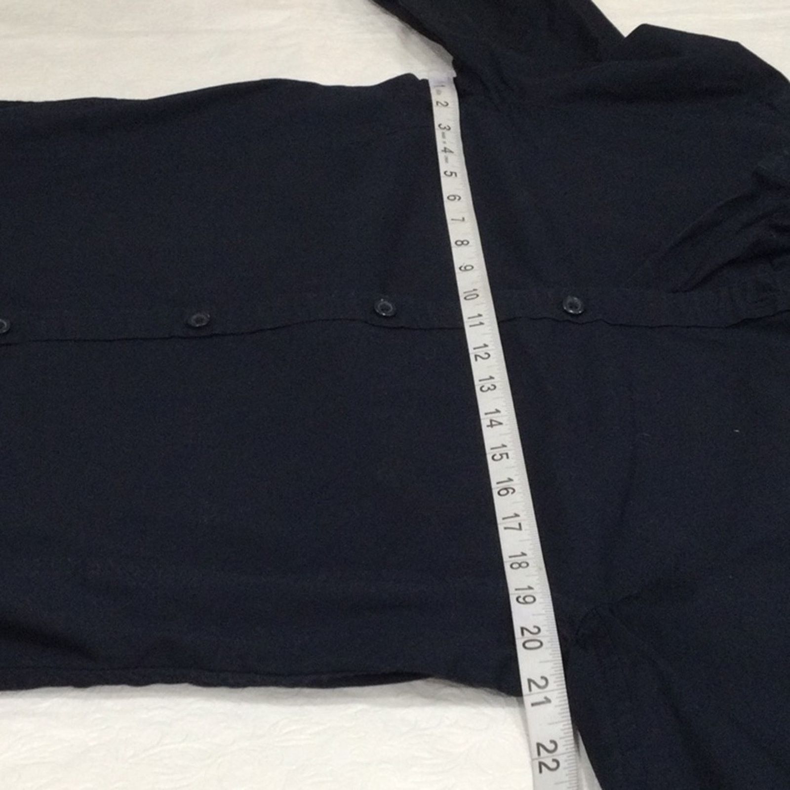 Alexander Julian Alexander Julian Stretch Navy Button Up Collar Shirt Size M Size M / US 6-8 / IT 42-44 - 16 Thumbnail