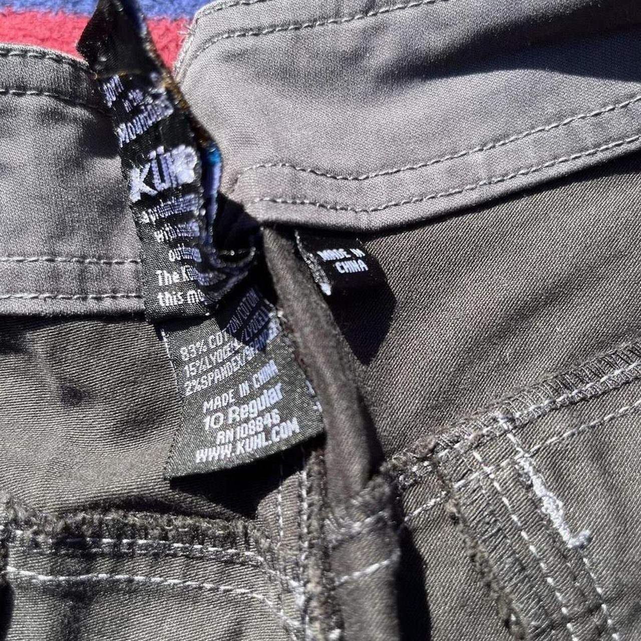 Kuhl Kühl straight leg outdoor grey hiking pants 10 reg Size 32" / US 10 / IT 46 - 7 Thumbnail