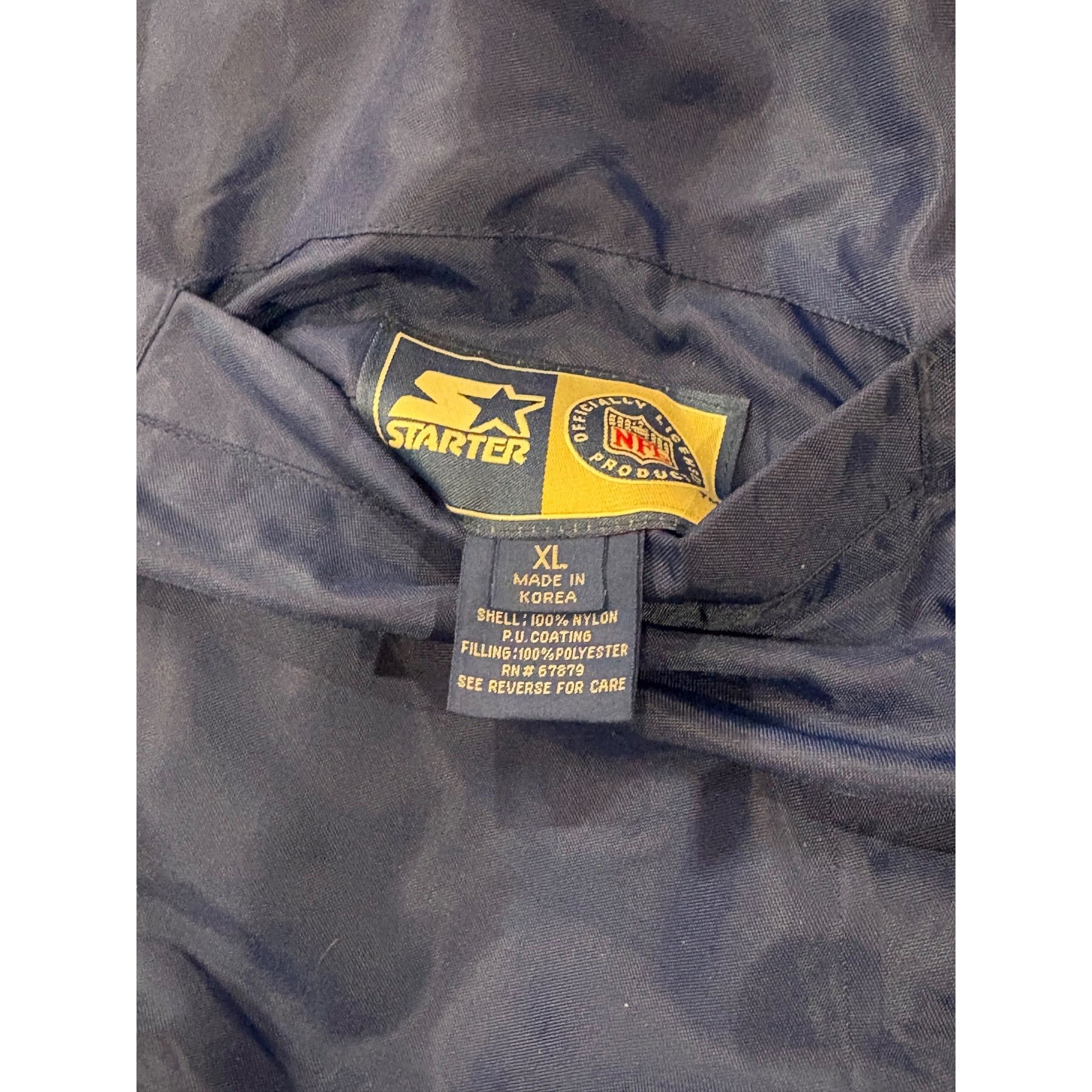 Starter Vintage 90's Starter New England Patriots NFL Reversible Puf Size US XL / EU 56 / 4 - 8 Thumbnail
