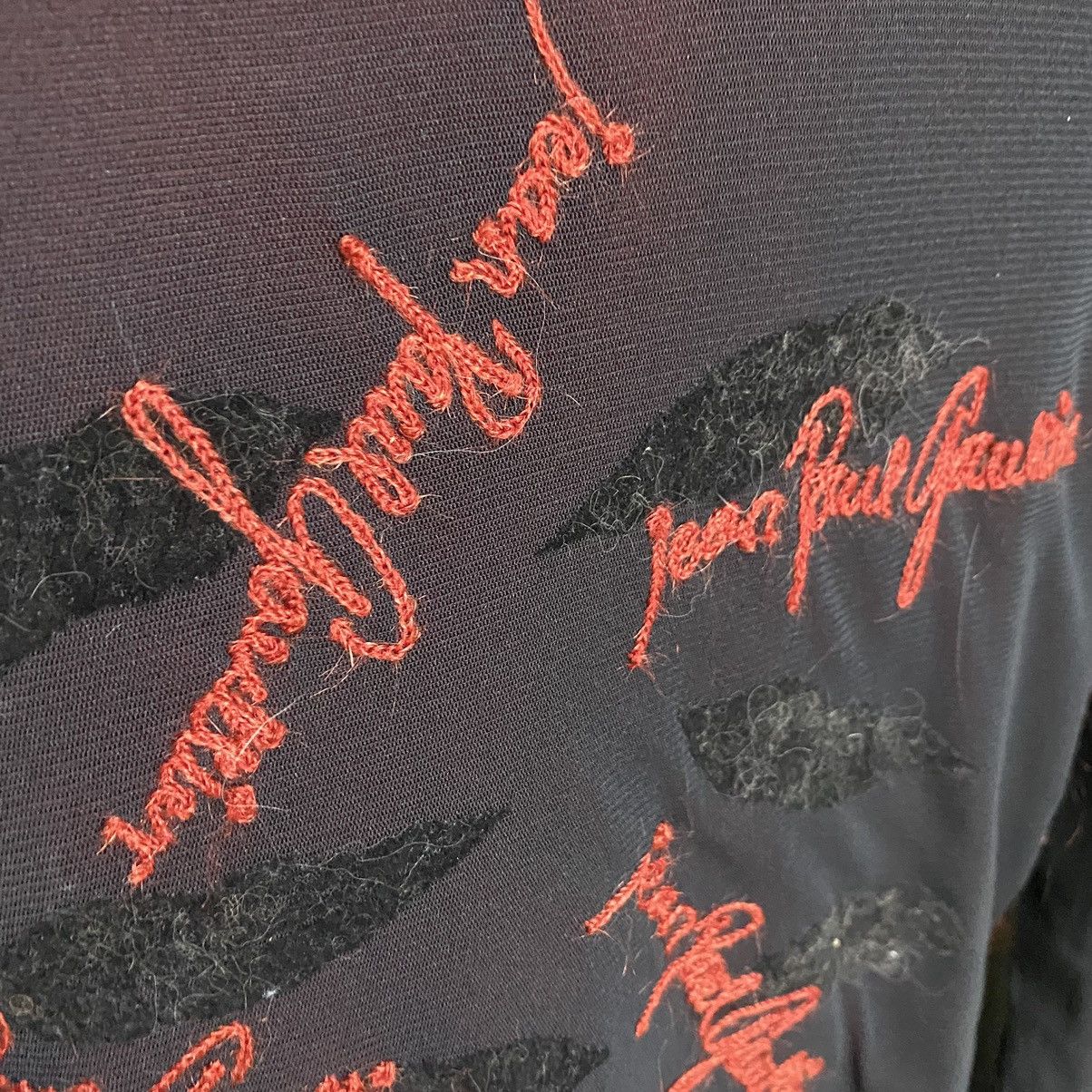 Designer × Jean Paul Gaultier Jean Paul GAULTIER FEMME Logo Embroidery Layered Mesh Top Size S / US 4 / IT 40 - 17 Thumbnail