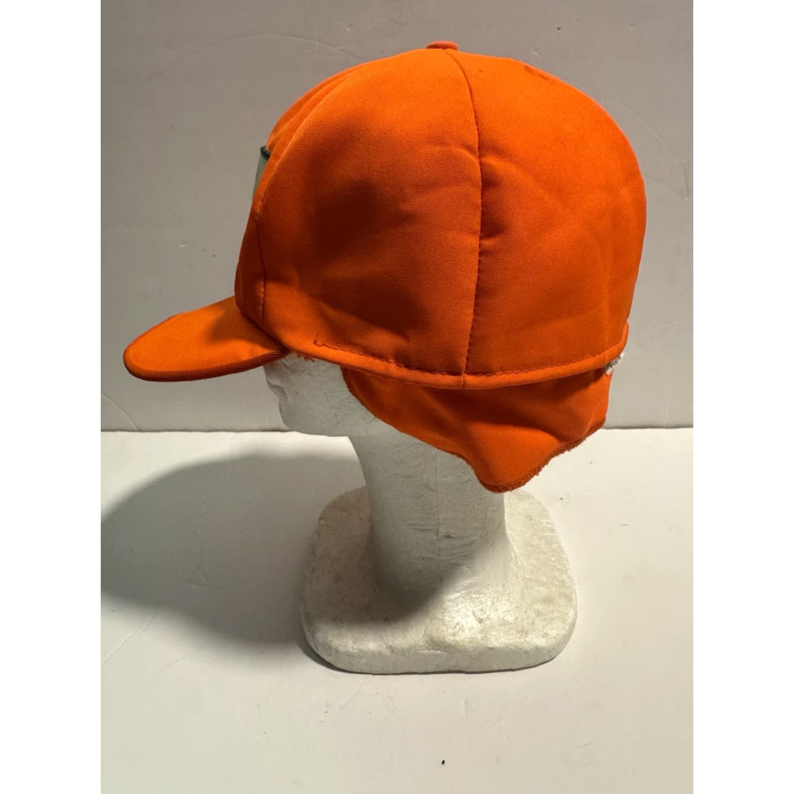 Vintage VINTAGE Red Wings Irish Setter Hat Cap Orange Large Ear Flaps Trucker Hat Hunting Patch Trap Mens L Orange Hunting Ear Flap Cap Size ONE SIZE - 7 Thumbnail