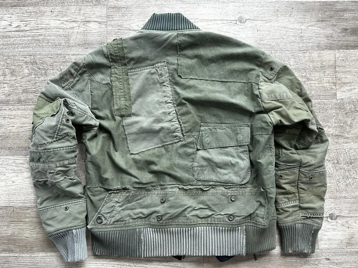 Greg Lauren Scrapwork Army Flight Jacket Size US XL / EU 56 / 4 - 2 Thumbnail