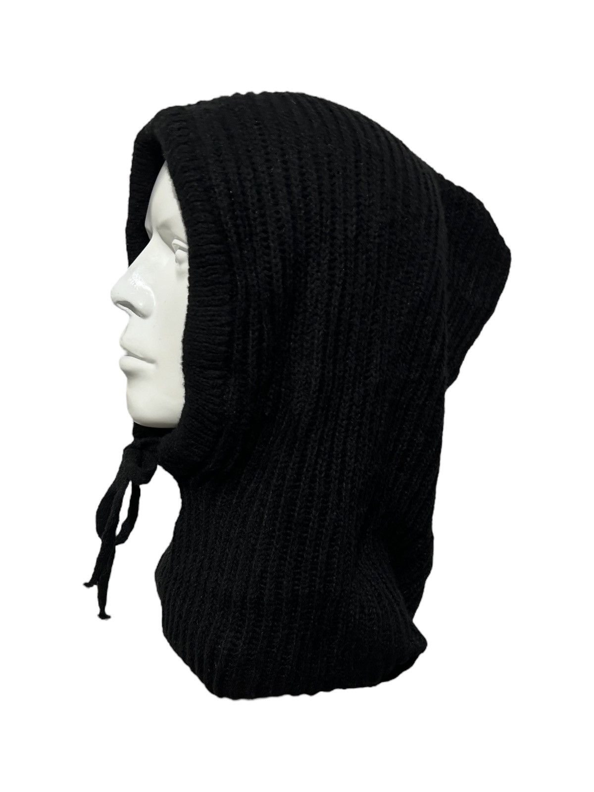 Japanese Brand × Kapital × Vintage Balaclava Masked Black Japanese Style knitt Rare ☠️☠️ Size ONE SIZE - 1 Thumbnail