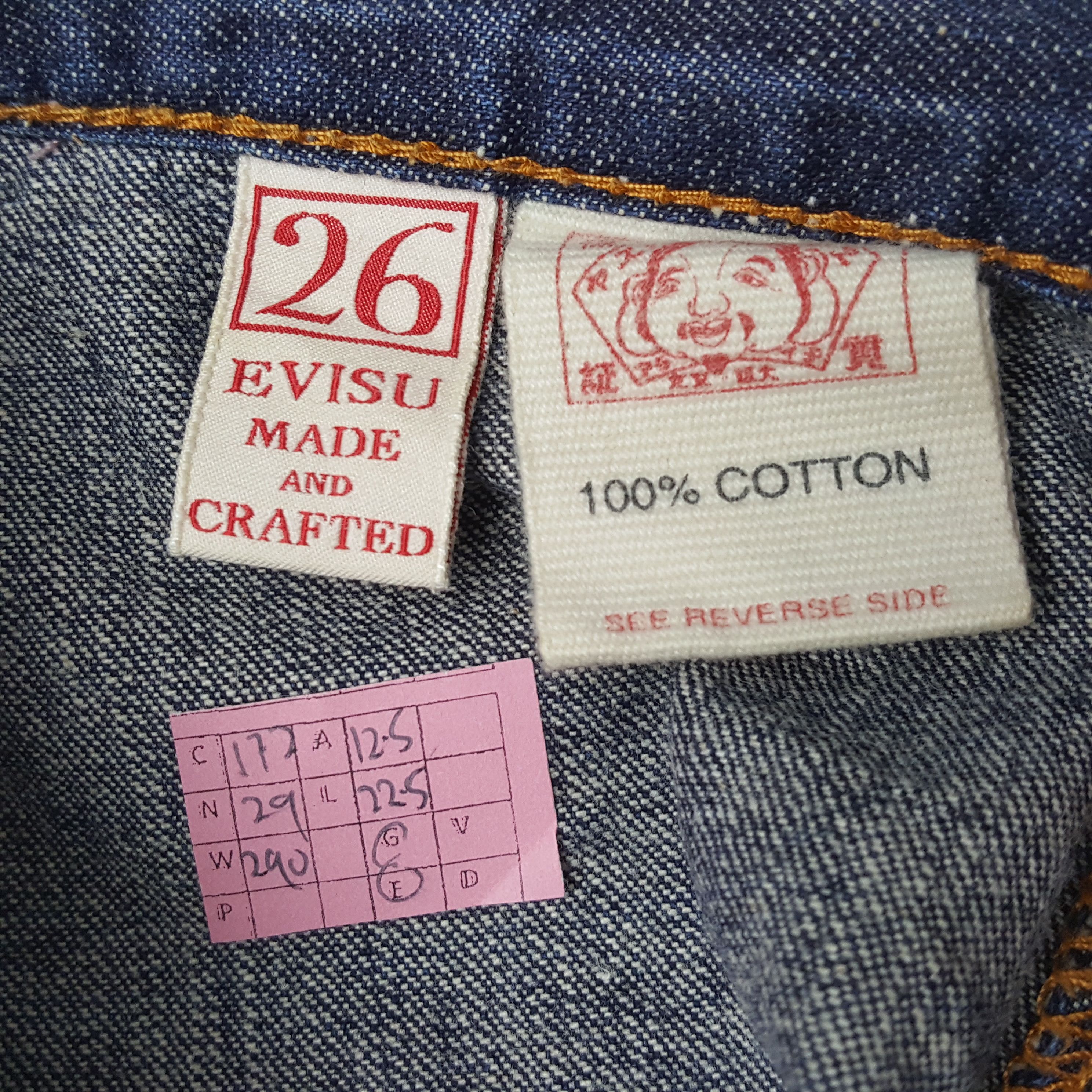 Evisu EVISU Japanese Brand Fashion Style Custom Daicock Skirt Size 25" / US 0 / IT 36 - 8 Thumbnail