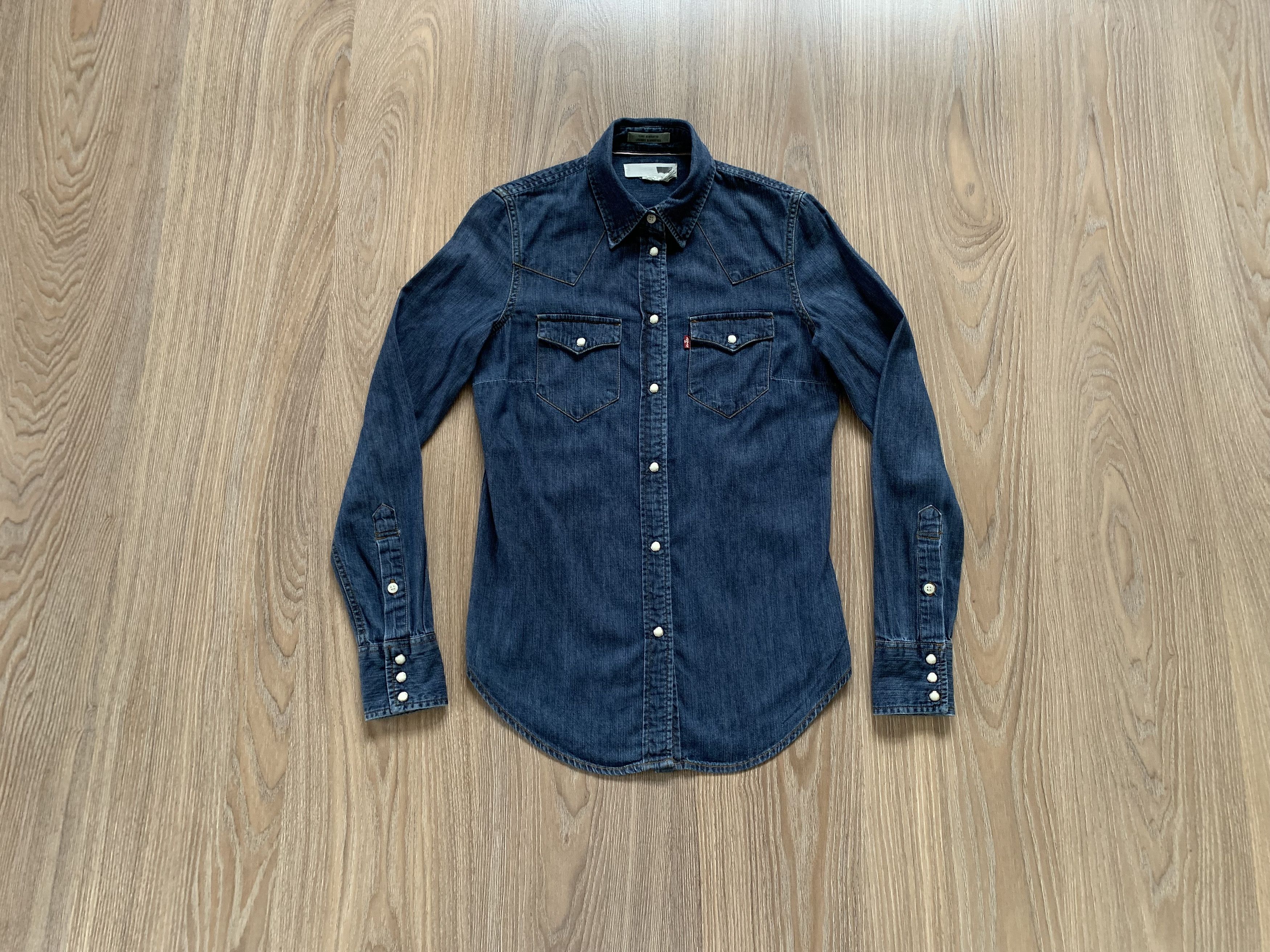 Levi's Levis Womens Denim Long Sleeve Shirt Size XS / US 0-2 / IT 36-38 - 1 Thumbnail