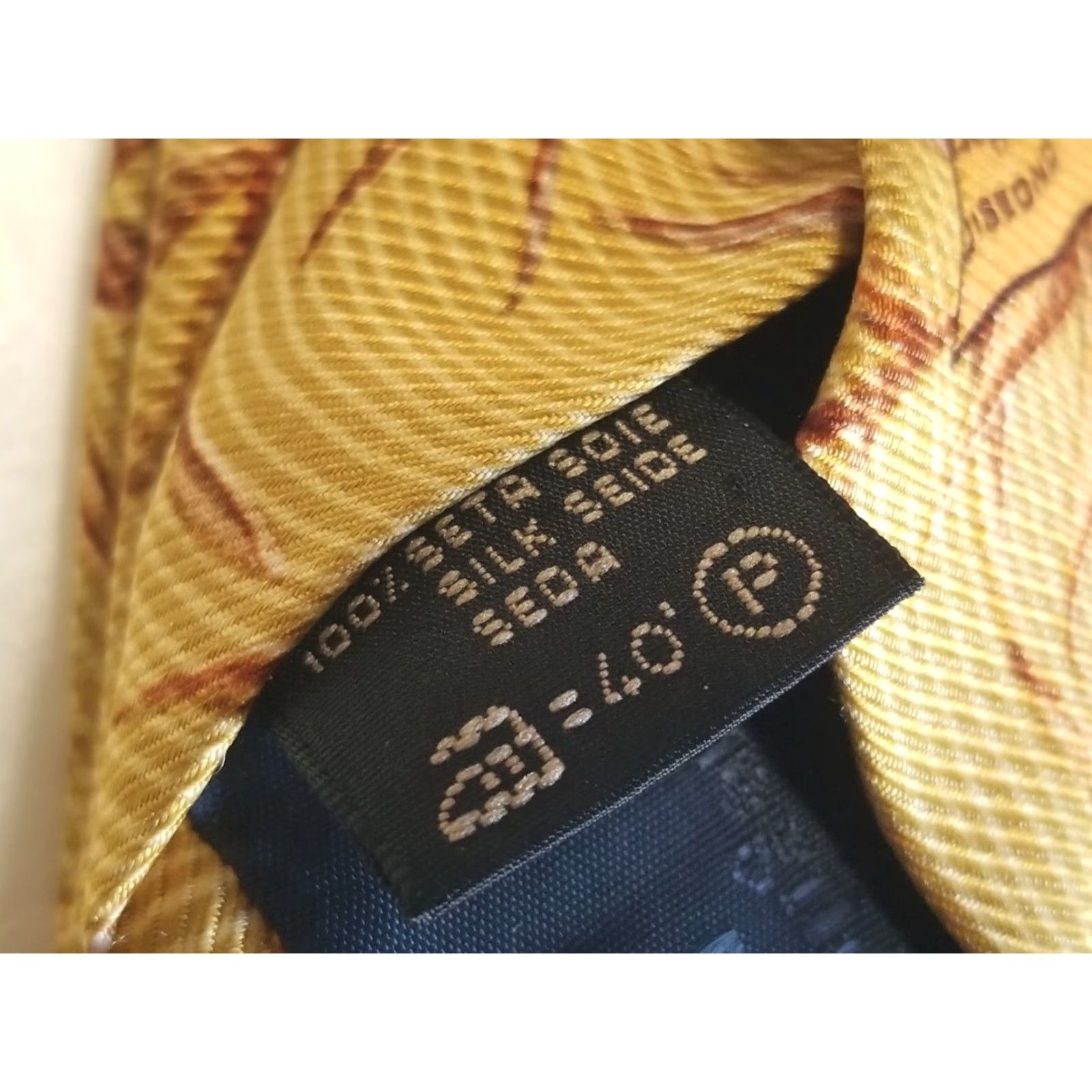 Ermenegildo Zegna ERMENEGILDO ZEGNA Tie Mens XL Silk Geometric Multicolor Woven Long 60" Made in Italy Luxury Designer Classic Adjustable Size ONE SIZE - 7 Thumbnail
