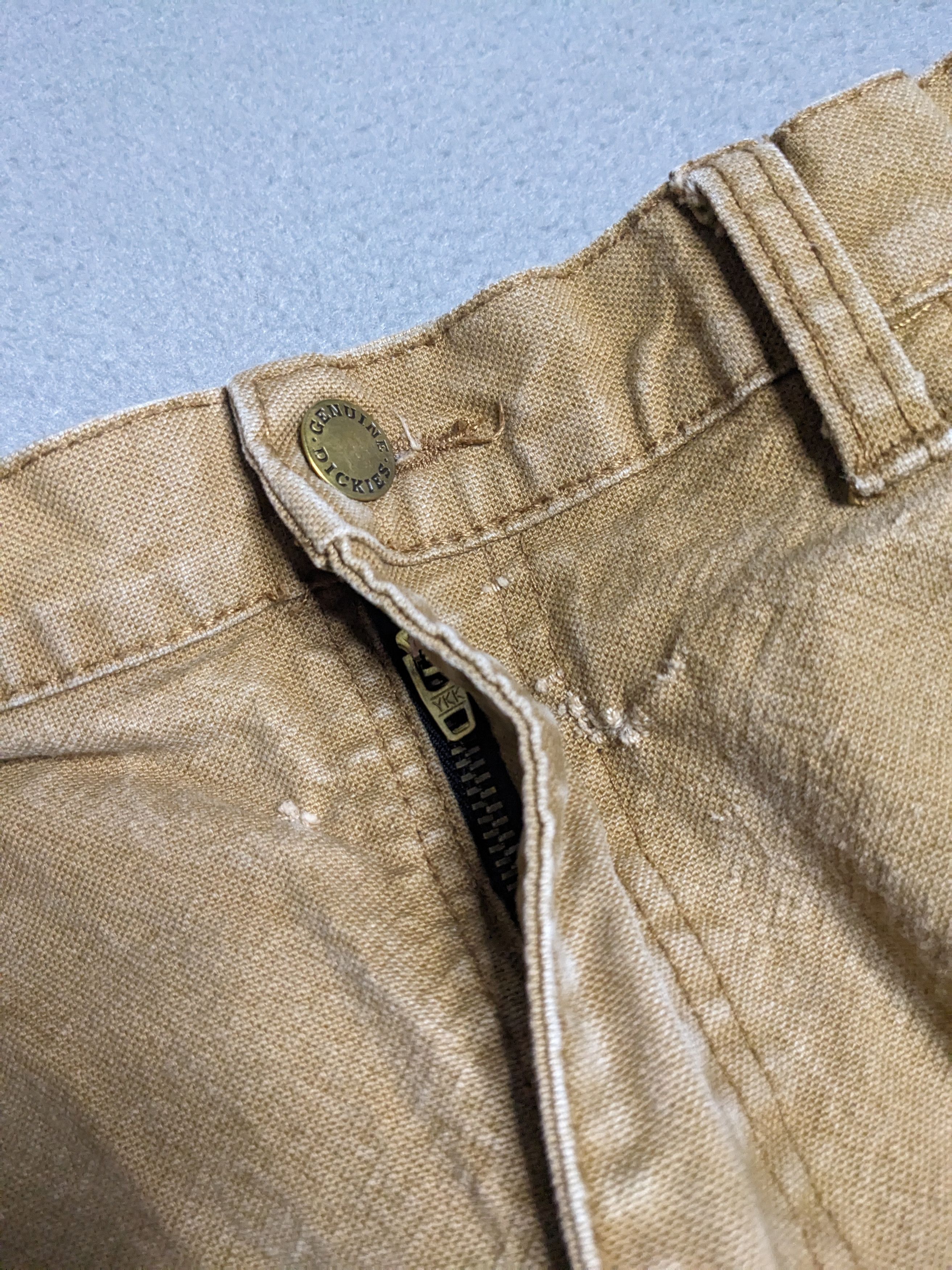 Dickies Dickies Carpenter Pants 32x29 Canvas Beige Distressed Faded Size US 32 / EU 48 - 9 Thumbnail