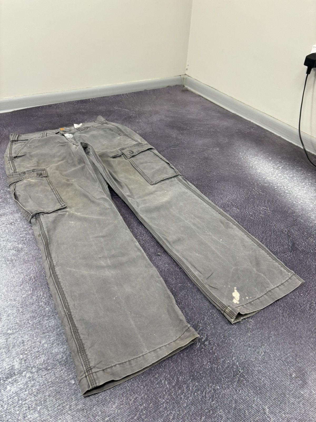 Carhartt Vintage Carhartt Y2K American Hype Relaxed Fit Cargo Pants Size US 31 - 10 Thumbnail