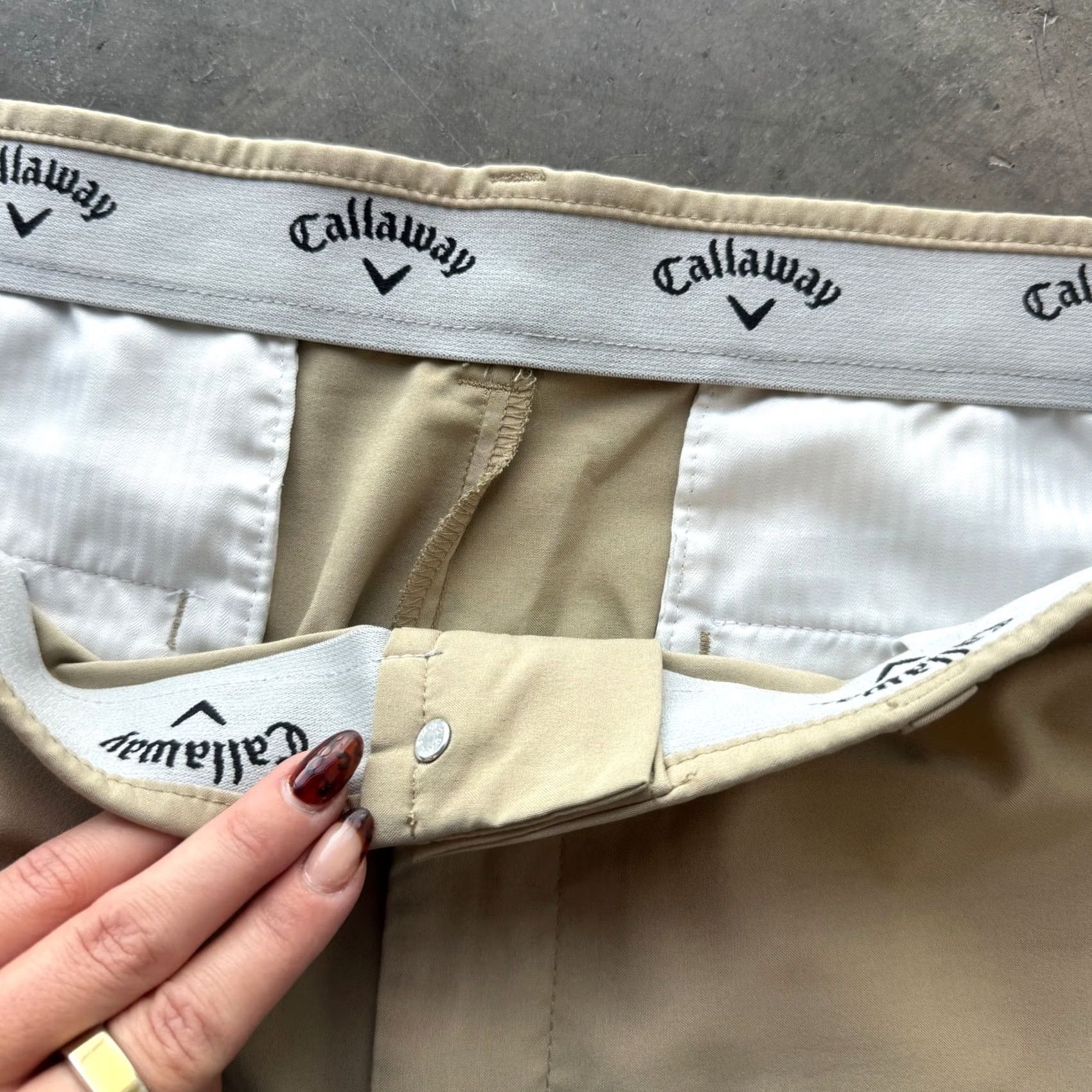 Callaway Callaway Performance Golf Athletic Waistband Khaki Beige Shorts Men 40 Green Sweat Regular 40 Mens Size US 40 / EU 56 - 5 Thumbnail