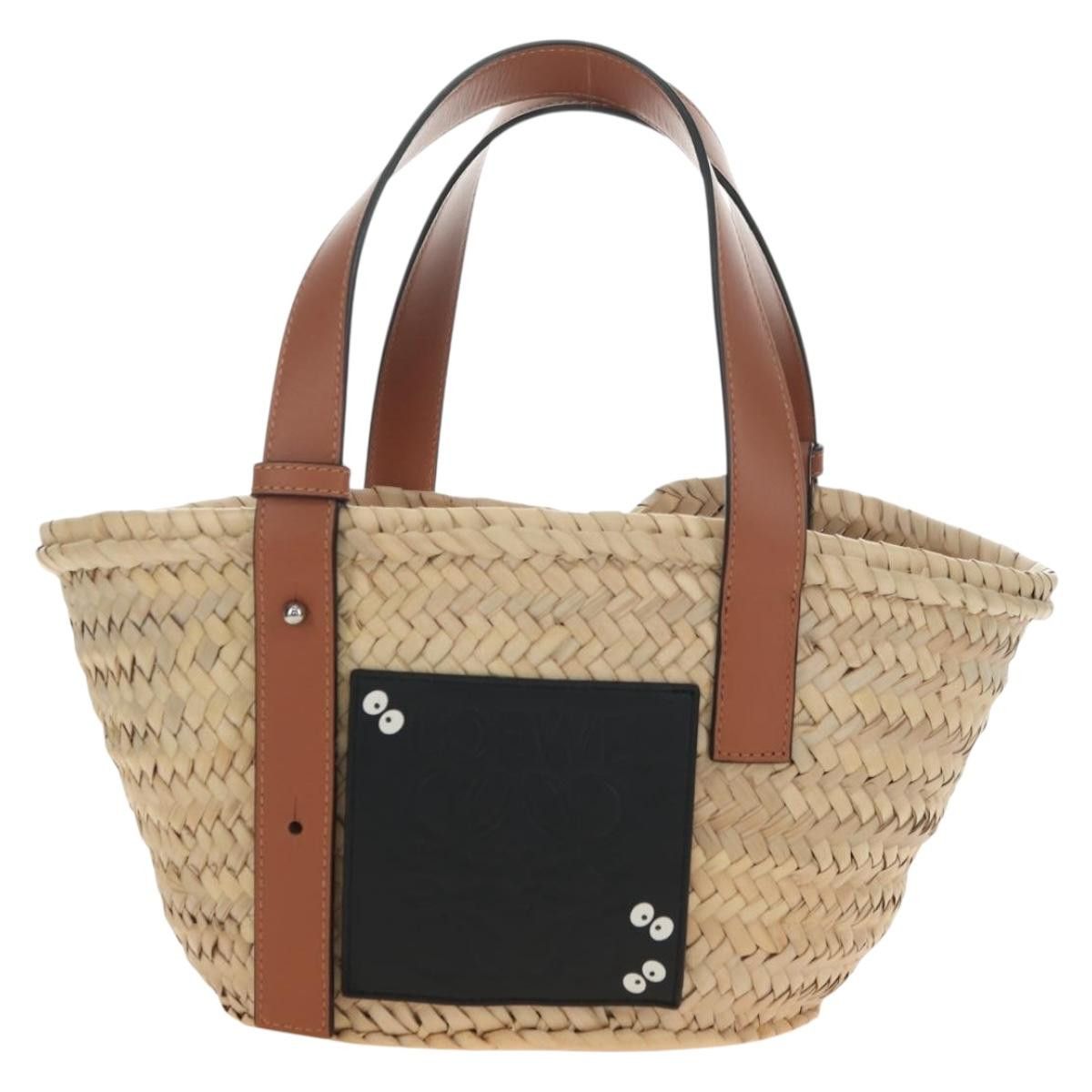 Loewe LOEWE Studio Ghibli Collaboration Hand Bag Raffia Beige Auth Size ONE SIZE - 13 Thumbnail