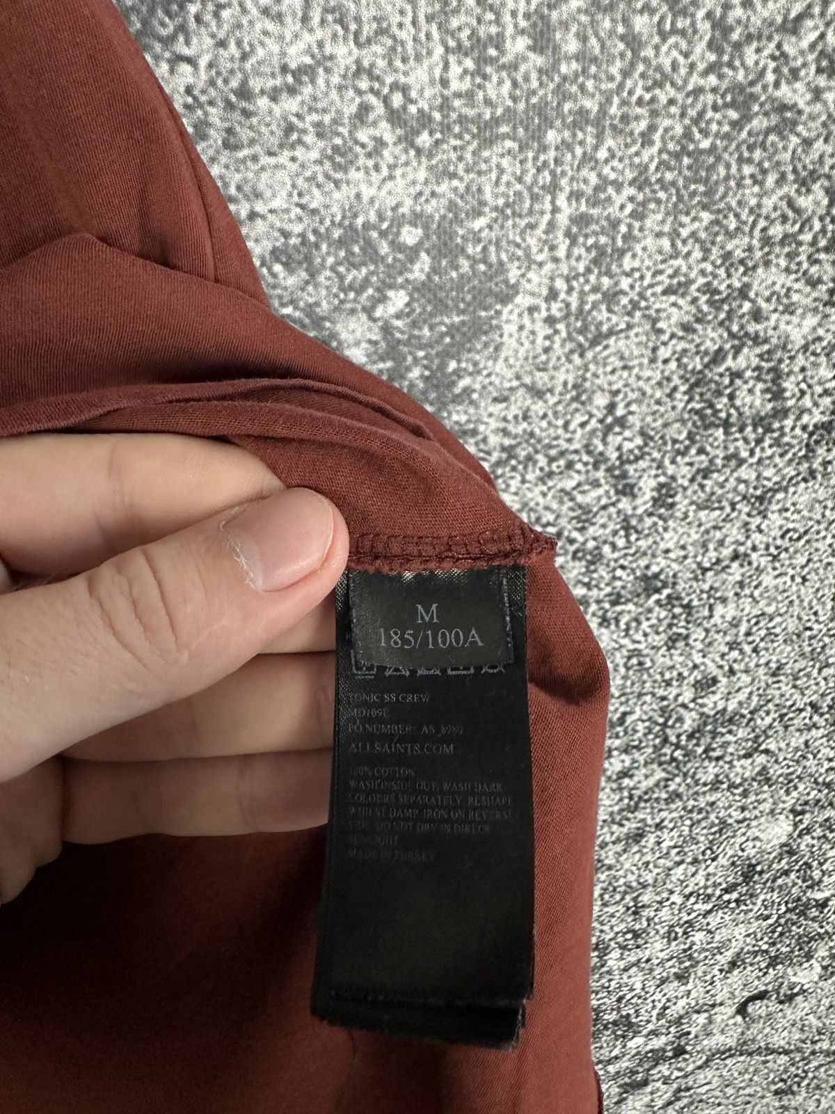 Allsaints Men’s Allsaints Tonic SS Crew Basic T-Shirt Size M Medium Size US M / EU 48-50 / 2 - 6 Thumbnail