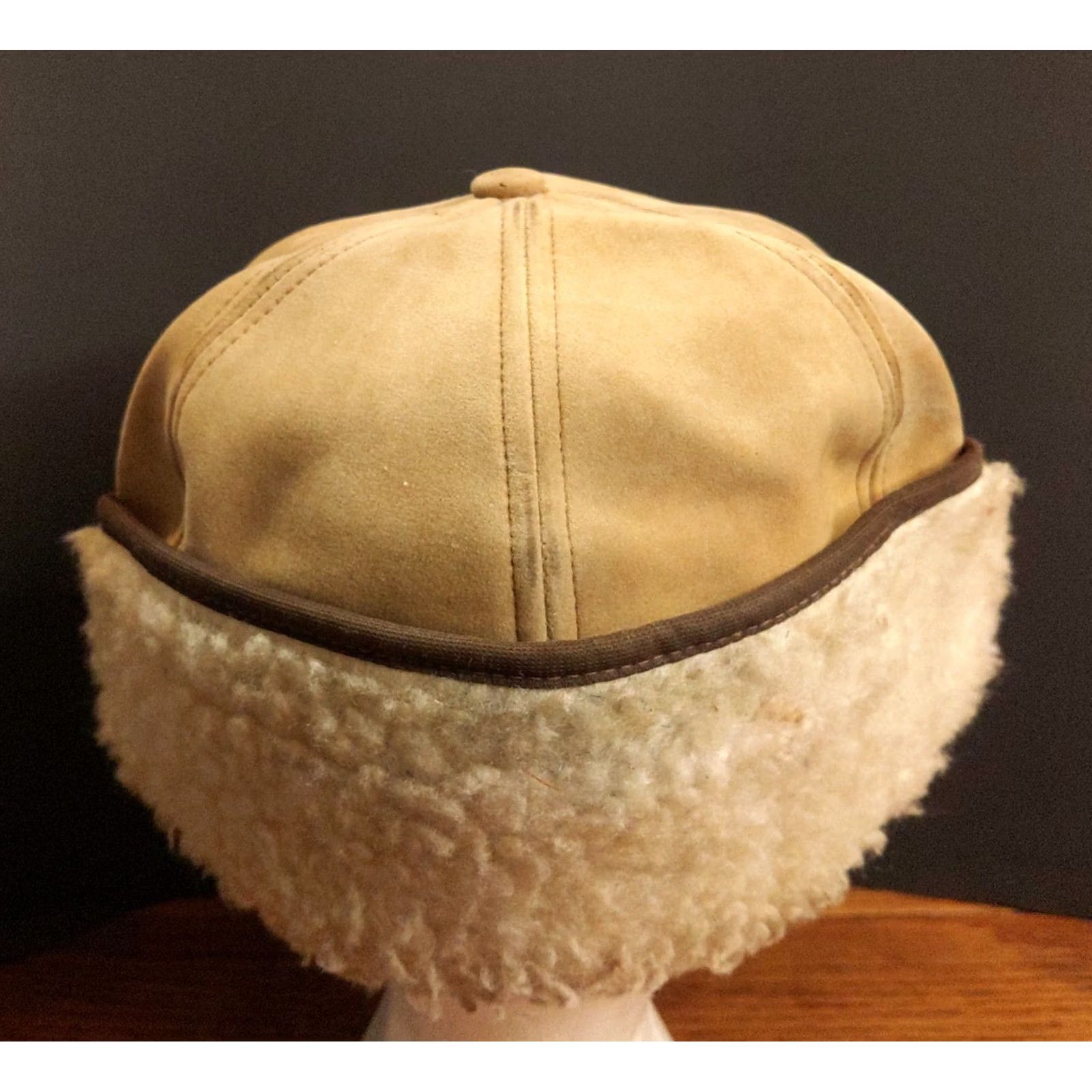 Vintage Vintage Garst Seed Corn Faux Suede Trapper Hat Beige Large L Workwear Men Cap Size US L / EU 52-54 / 3 - 5 Thumbnail