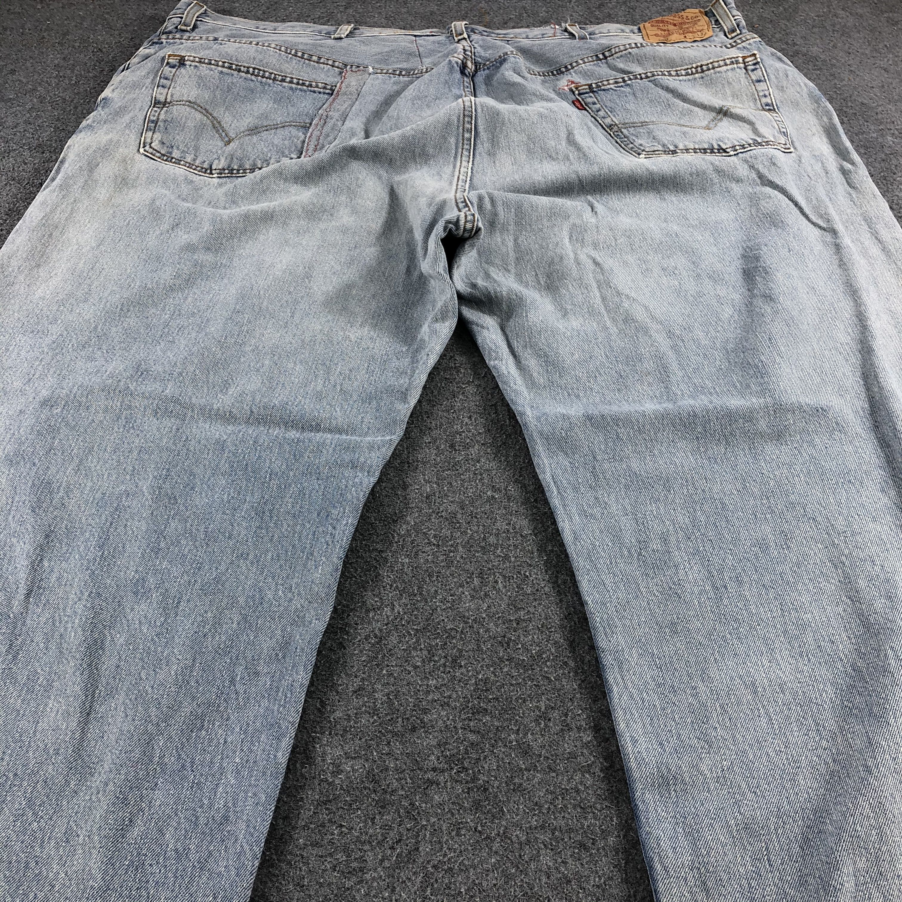 Levi's W51 Light Wash Vintage Levis 550 Jeans-J1176 Size US 44 / EU 60 - 4 Thumbnail