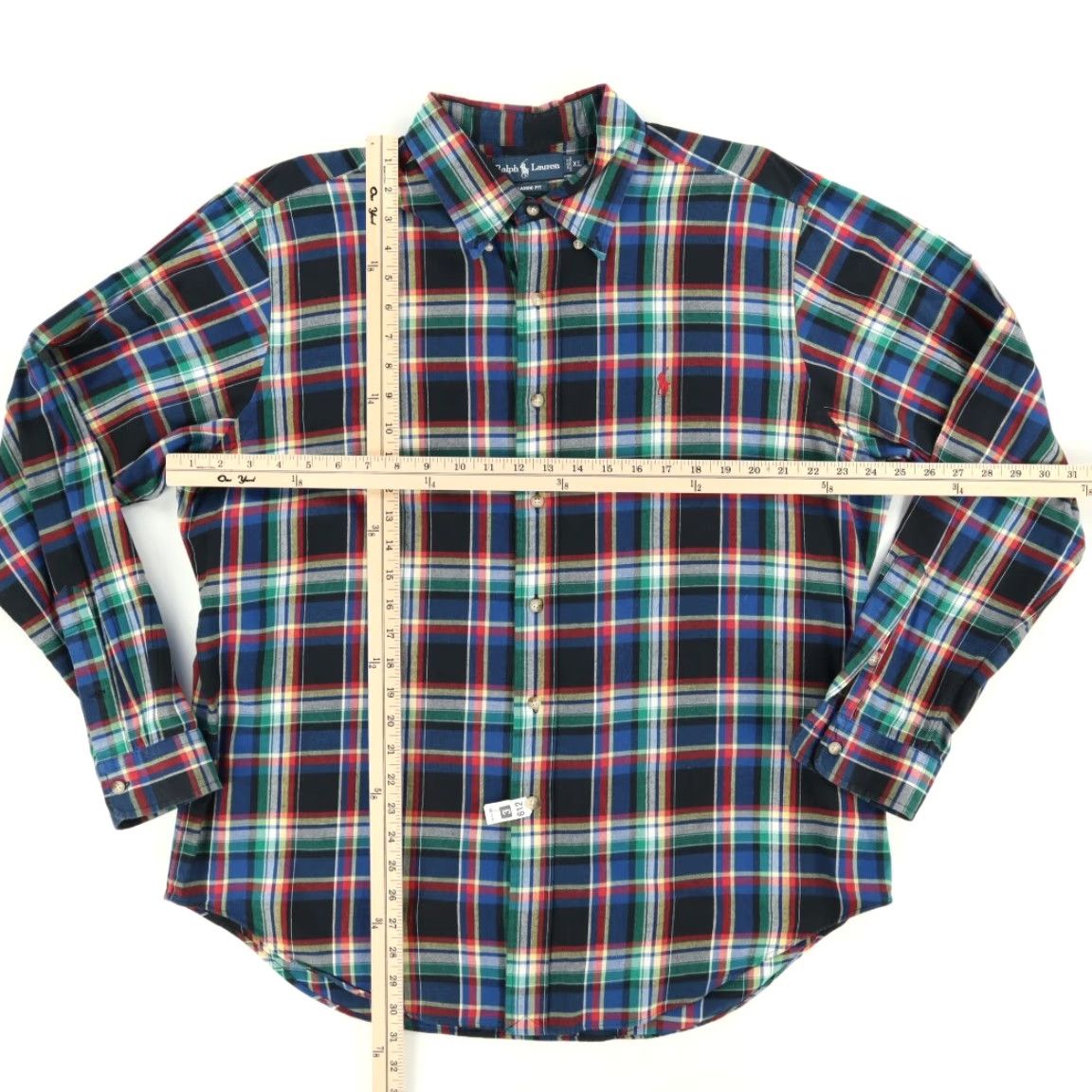 Ralph Lauren Ralph Lauren Shirt Plaid Button Down Classic Fit Long Sleeve Men XL Multicolor Color (omit extra repetition) Size US XL / EU 56 / 4 - 3 Thumbnail