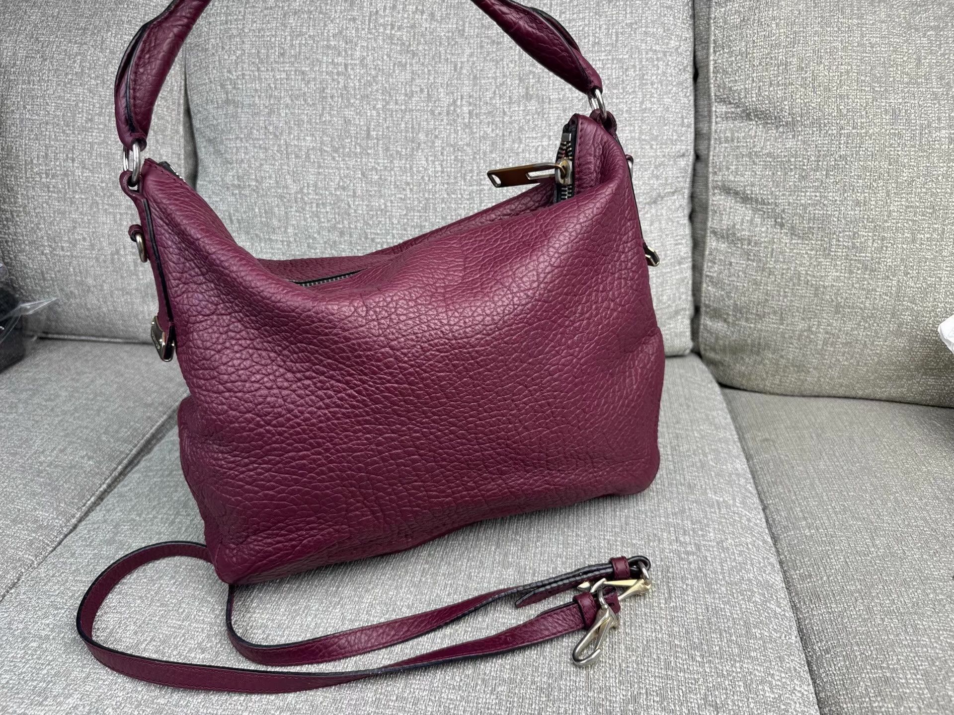 Burberry Burberry genuine leather hobo bag with shoulder strap Ｑ27 Size ONE SIZE - 1 Thumbnail