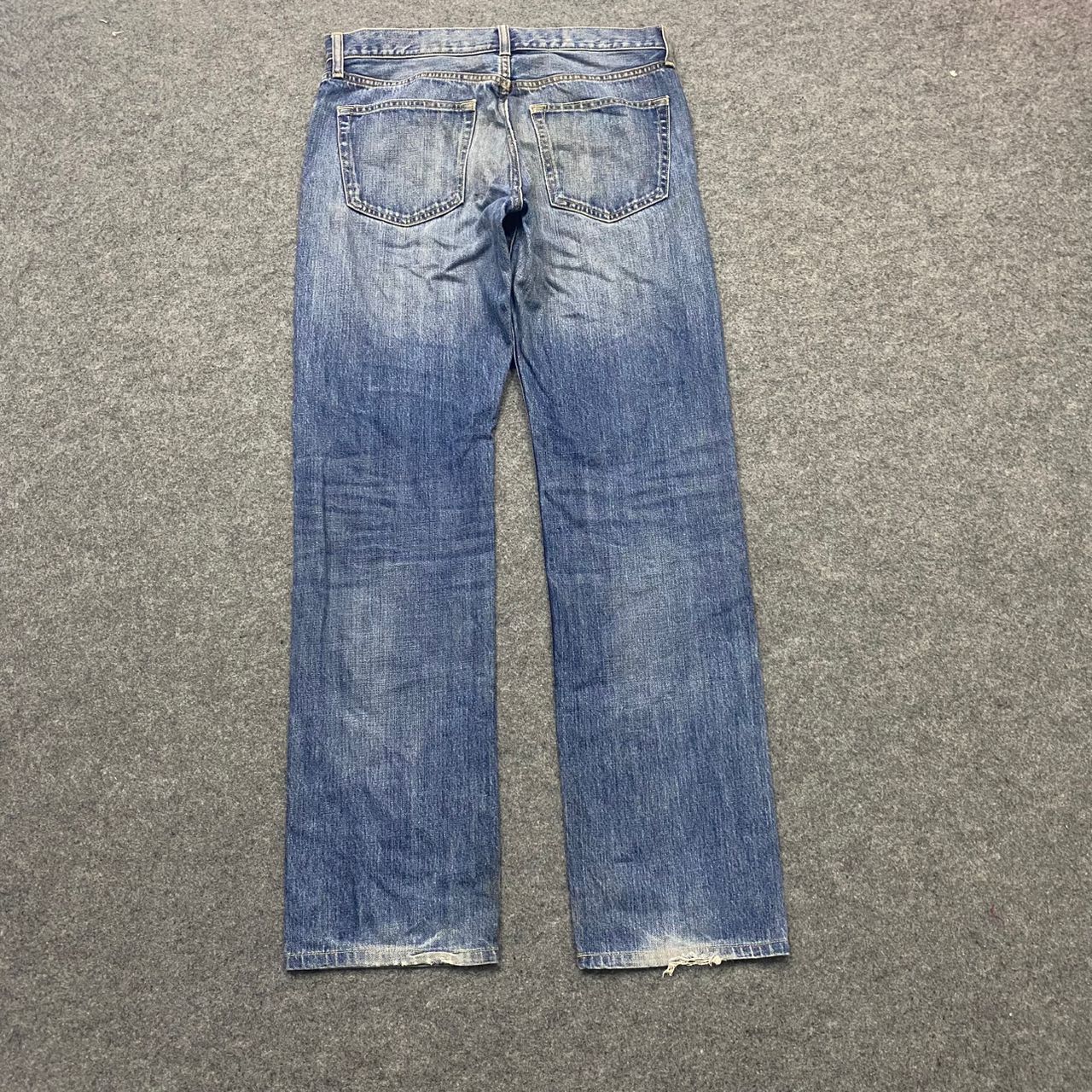 If Six Was Nine 💥Best Offer💥Vintage Uniqlo Jeans Distressed Denim Size US 34 / EU 50 - 2 Thumbnail