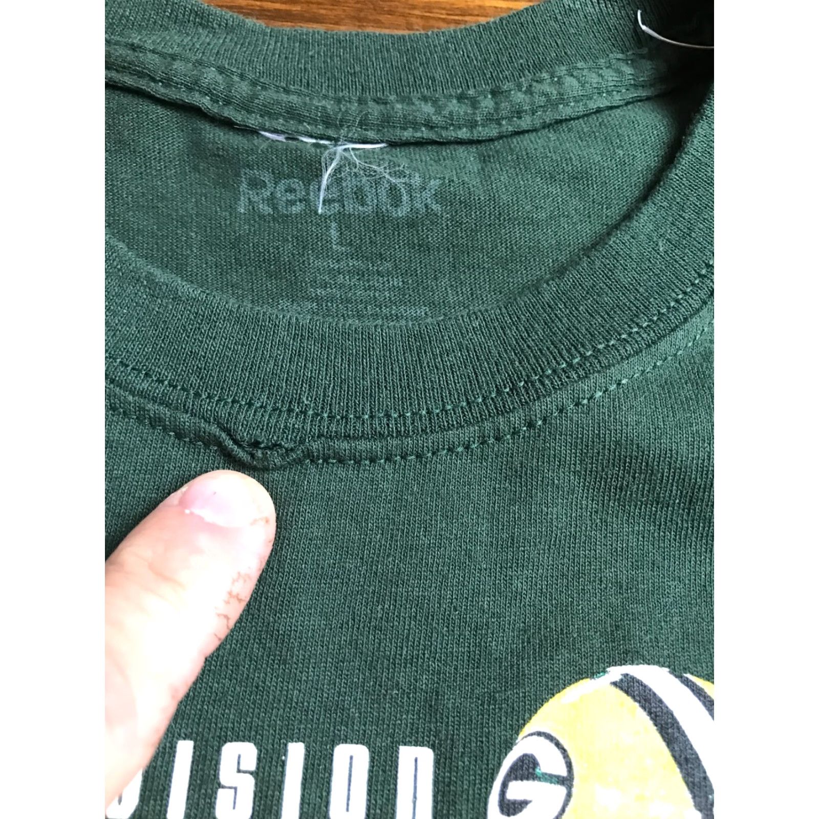 Reebok Reebok Shirt Mens Large NFL Green Bay Packers Aaron Rodgers 2011 North Division Size US L / EU 52-54 / 3 - 7 Thumbnail