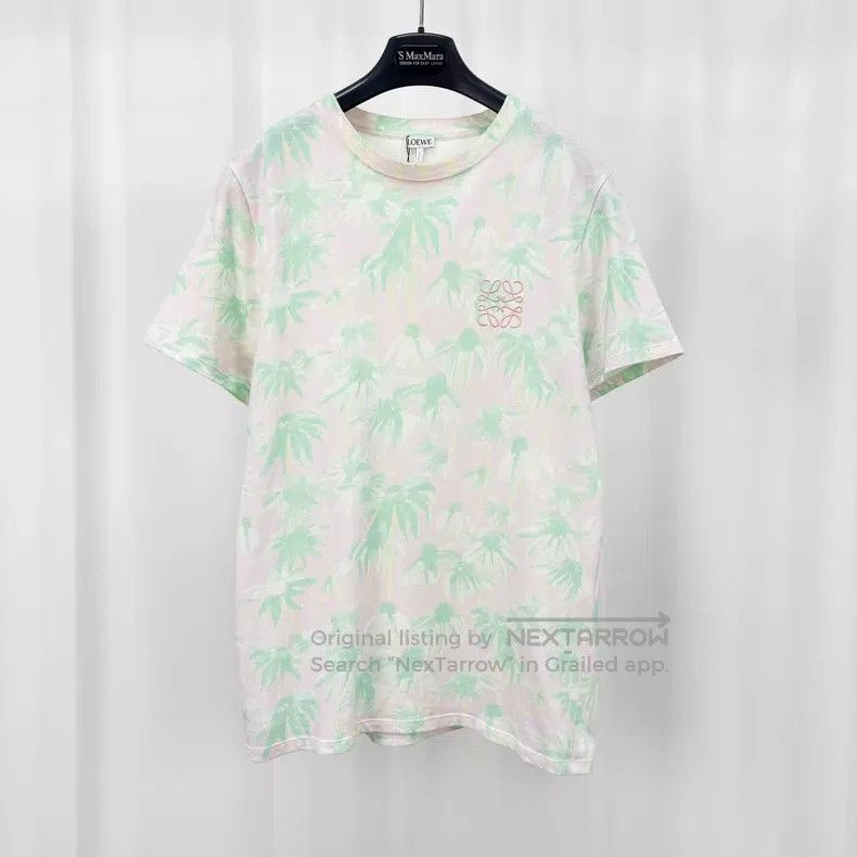 Loewe Loewe Palm Tree Printed Embroidered Logo Short Sleeve Size US L / EU 52-54 / 3 - 1 Thumbnail
