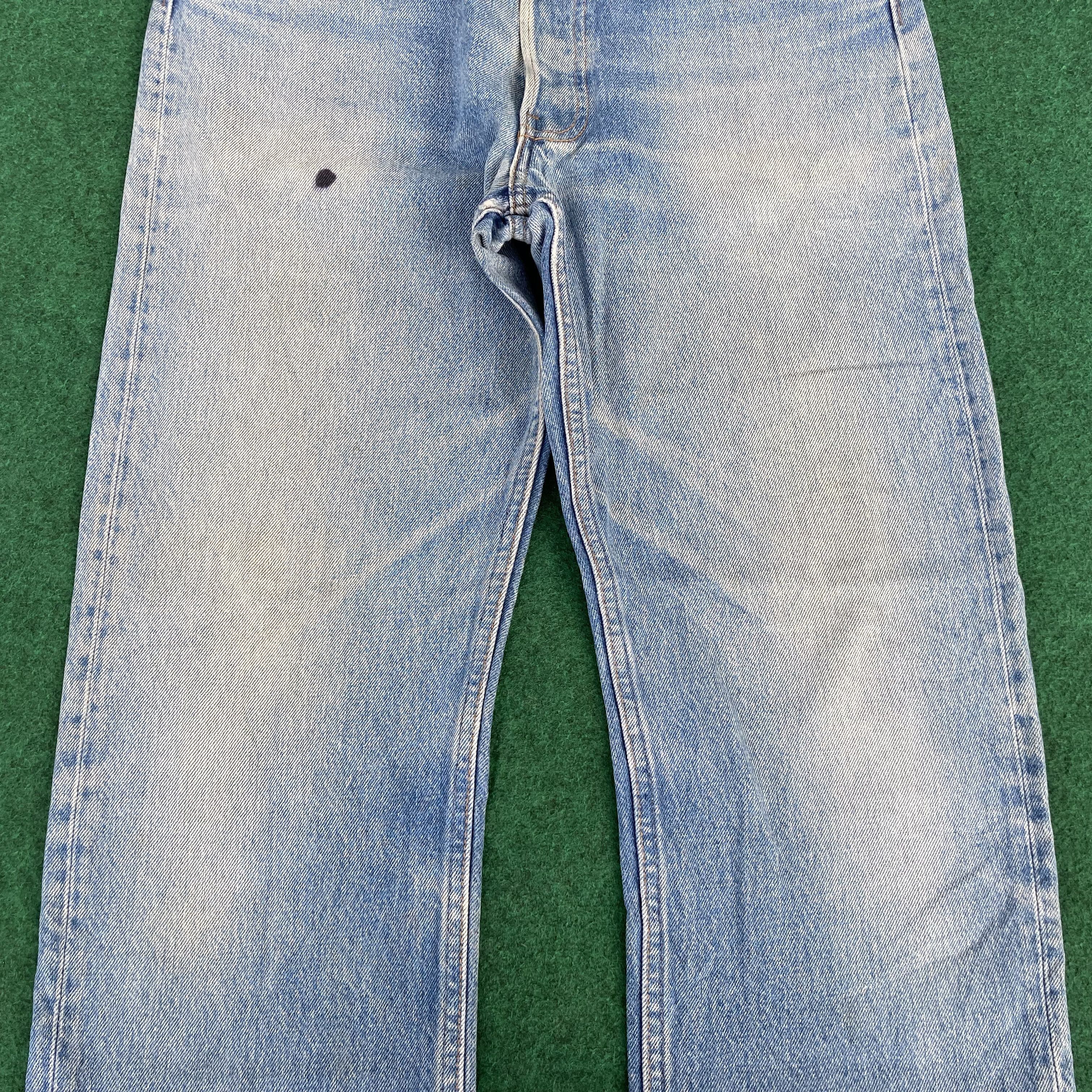 Levi's 32x30 Vintage Levis 501 Faded Ripped Punk Grunge Jeans Size US 32 / EU 48 - 6 Thumbnail