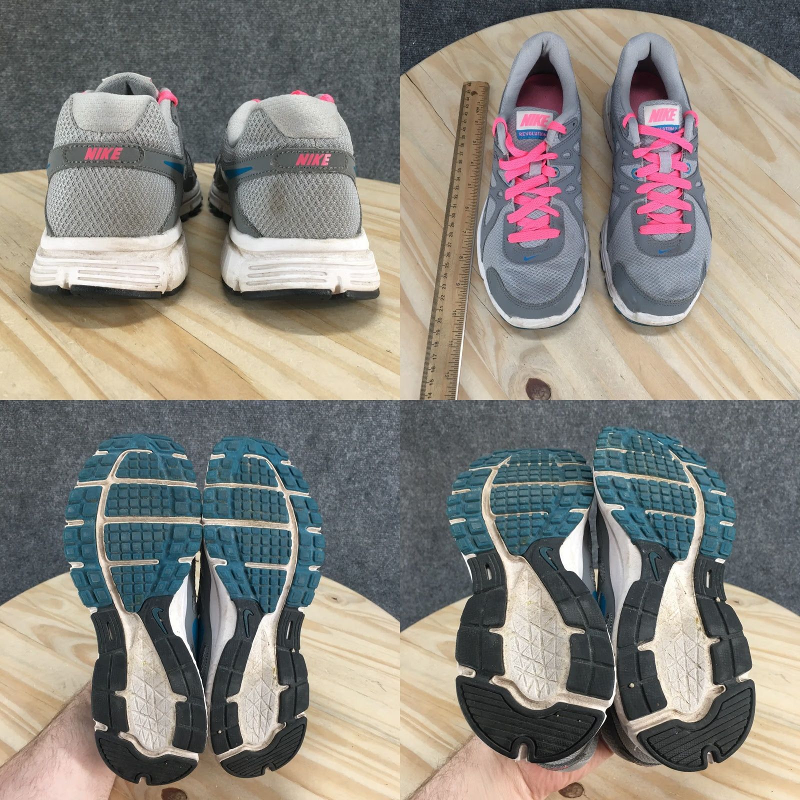 Nike Nike Revolution 2 Running Sneaker Womens 9 Gray Lace Up Low Top 554900-006 Size M / US 6-8 / IT 42-44 - 8 Thumbnail