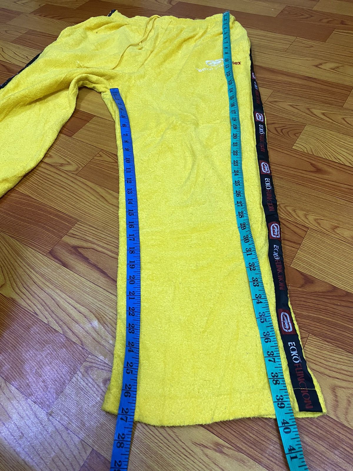 Ecko Unltd. × Vintage Vintage Ecko Baggy Sweatpant Side Tape Size US 31 - 9 Thumbnail