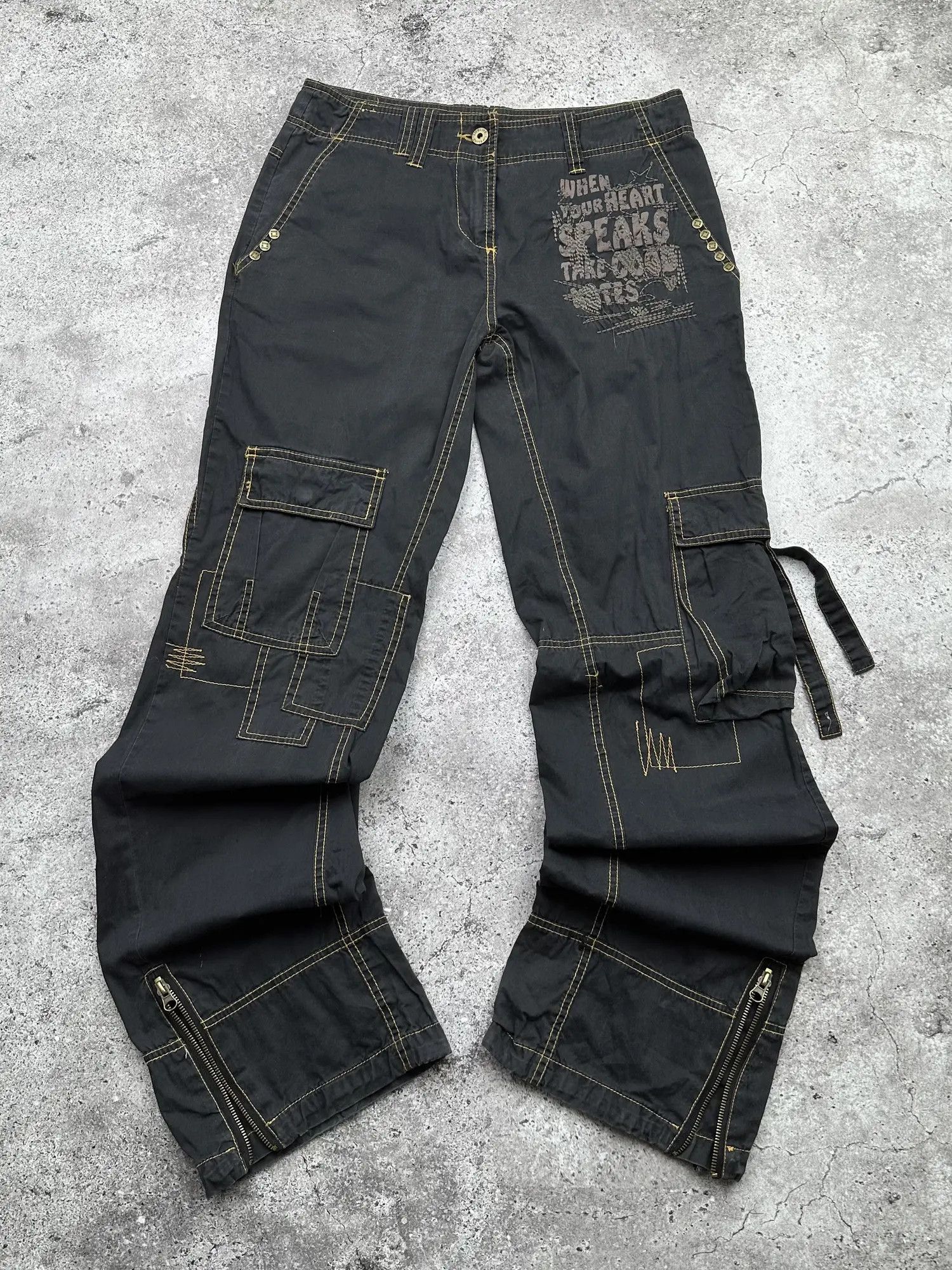 Vintage Cargo Zipped Pants C467(V319)