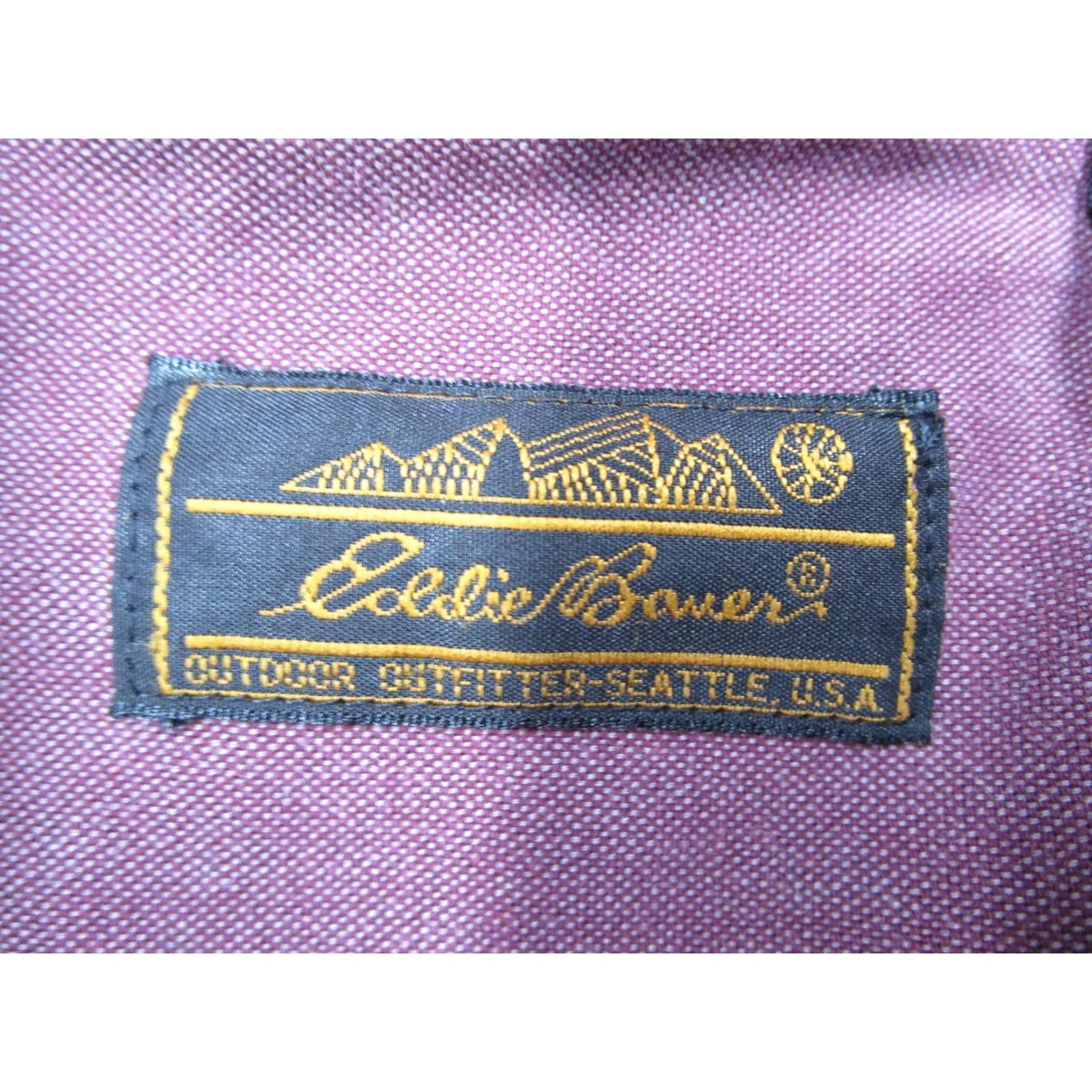 Eddie Bauer VINTAGE Eddie Bauer Shirt Mens Large Red Button Up Long Sleeve Hike Workwear 90s Bohemian Nature Outdoor Retro Mens Size US L / EU 52-54 / 3 - 4 Thumbnail