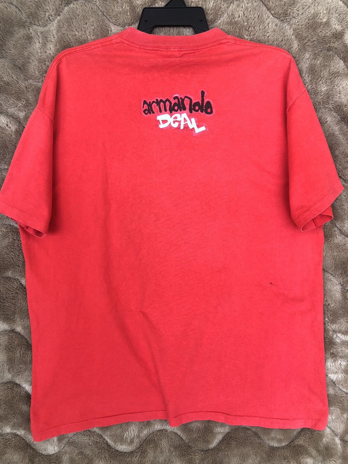 Vintage Vintage 90s Devil Women In Red Tee Size US XL / EU 56 / 4 - 7 Thumbnail