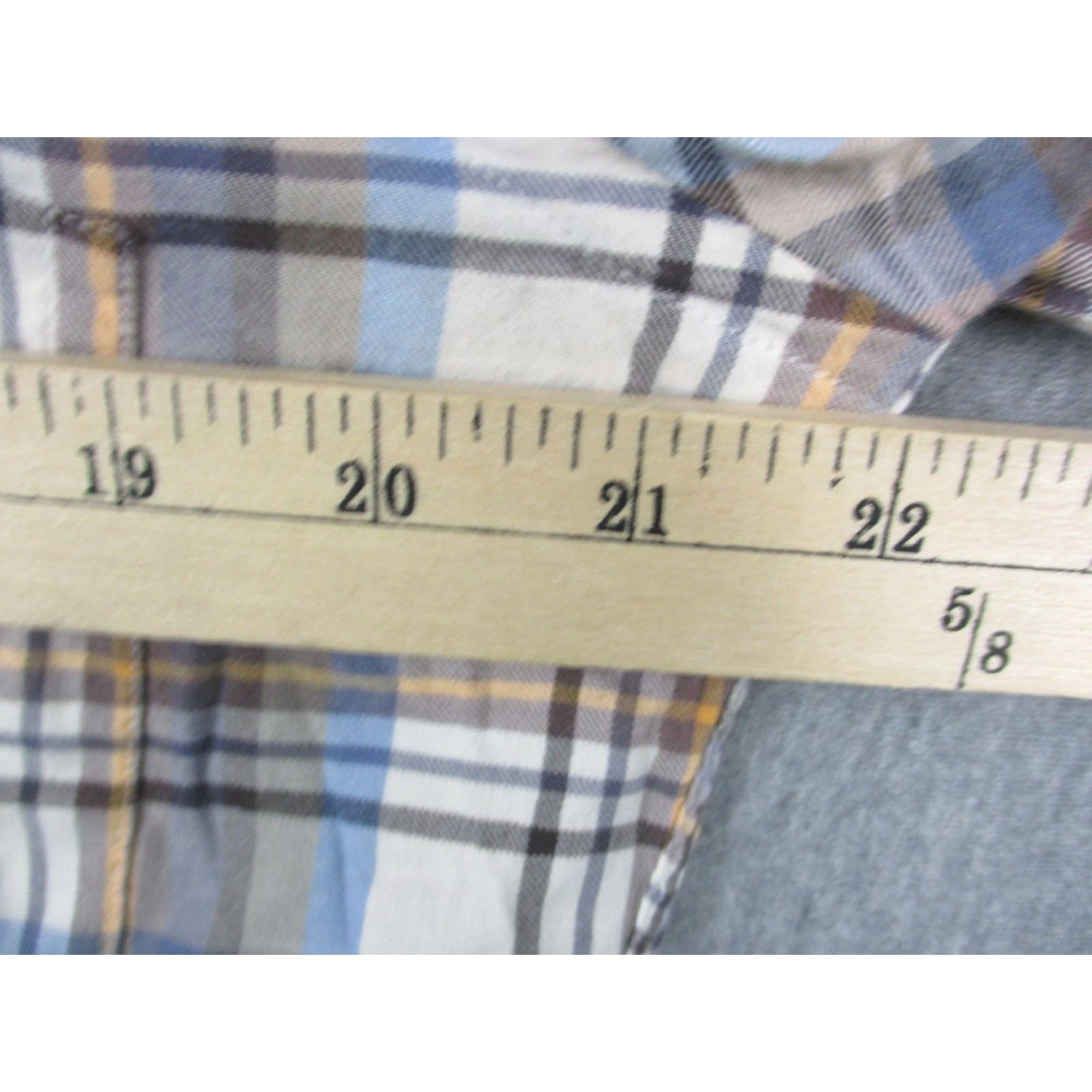 Vintage VINTAGE Gitman Bros Shirt Mens M Blue Brown Plaid Button-Down Made USA Cotton Size US M / EU 48-50 / 2 - 5 Thumbnail