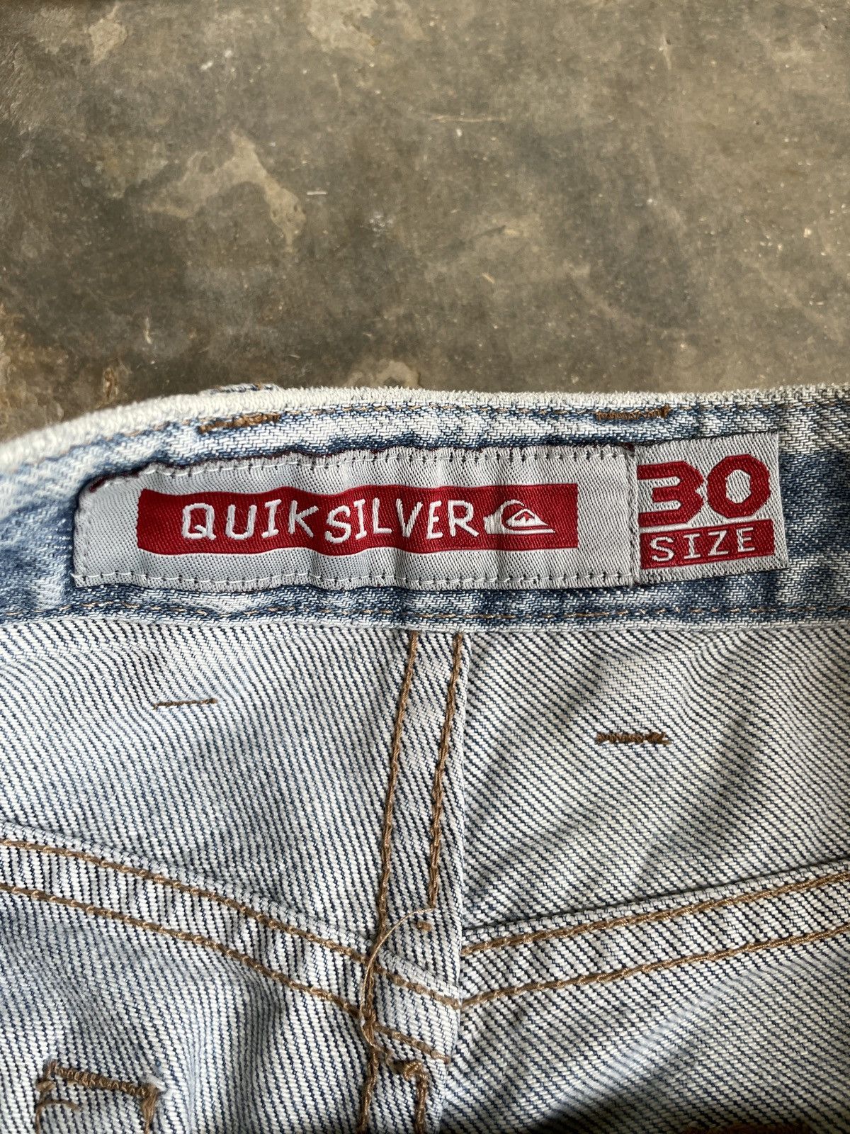 Quiksilver Vintage Y2k Baggy Jorts QuickSilver Beautifull Faded Size US 30 / EU 46 - 4 Thumbnail