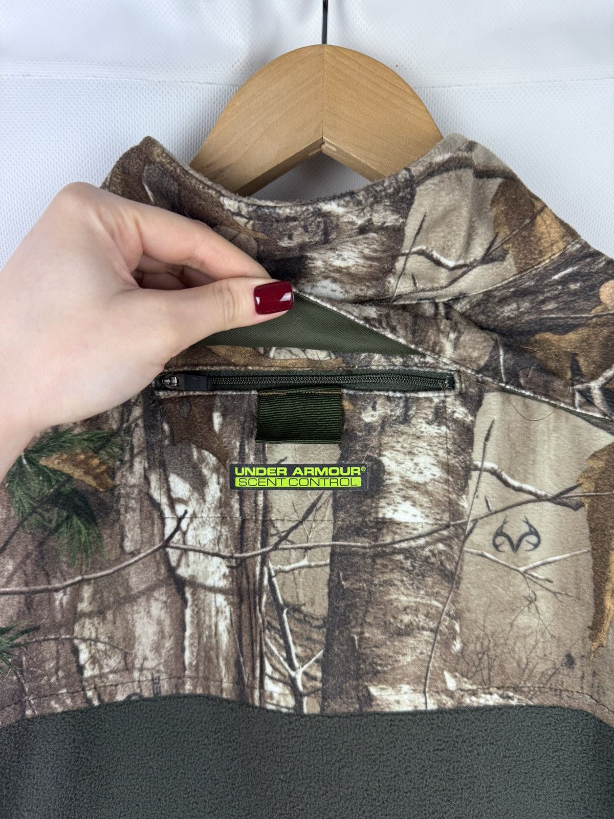 Under Armour Under Armour Scent Control Realtree Hunting Fleece Jacket Size US XXL / EU 58 / 5 - 25 Thumbnail