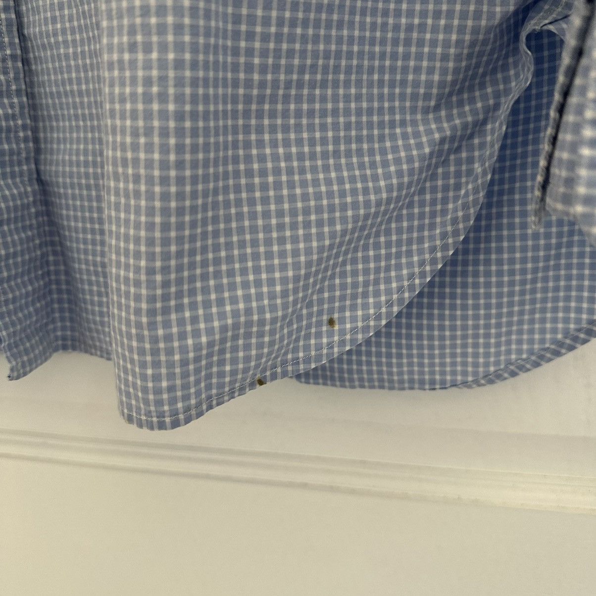 Polo Ralph Lauren Polo Ralph Lauren Blue Gingham Oxford Buttondown Shirt Size US M / EU 48-50 / 2 - 5 Thumbnail