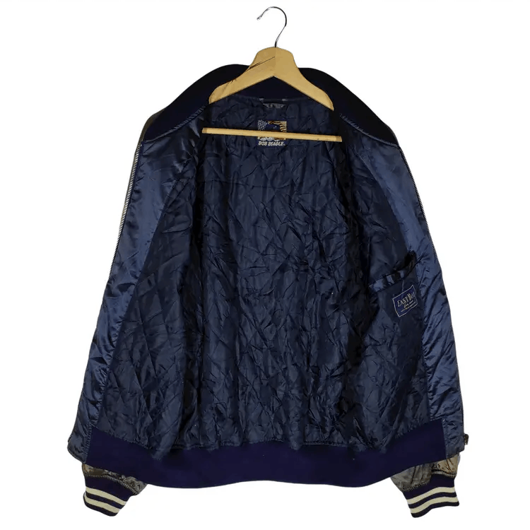 Vintage Vintage Bob Beagle x East Boy Faded Varsity Jackets Size US L / EU 52-54 / 3 - 2 Thumbnail
