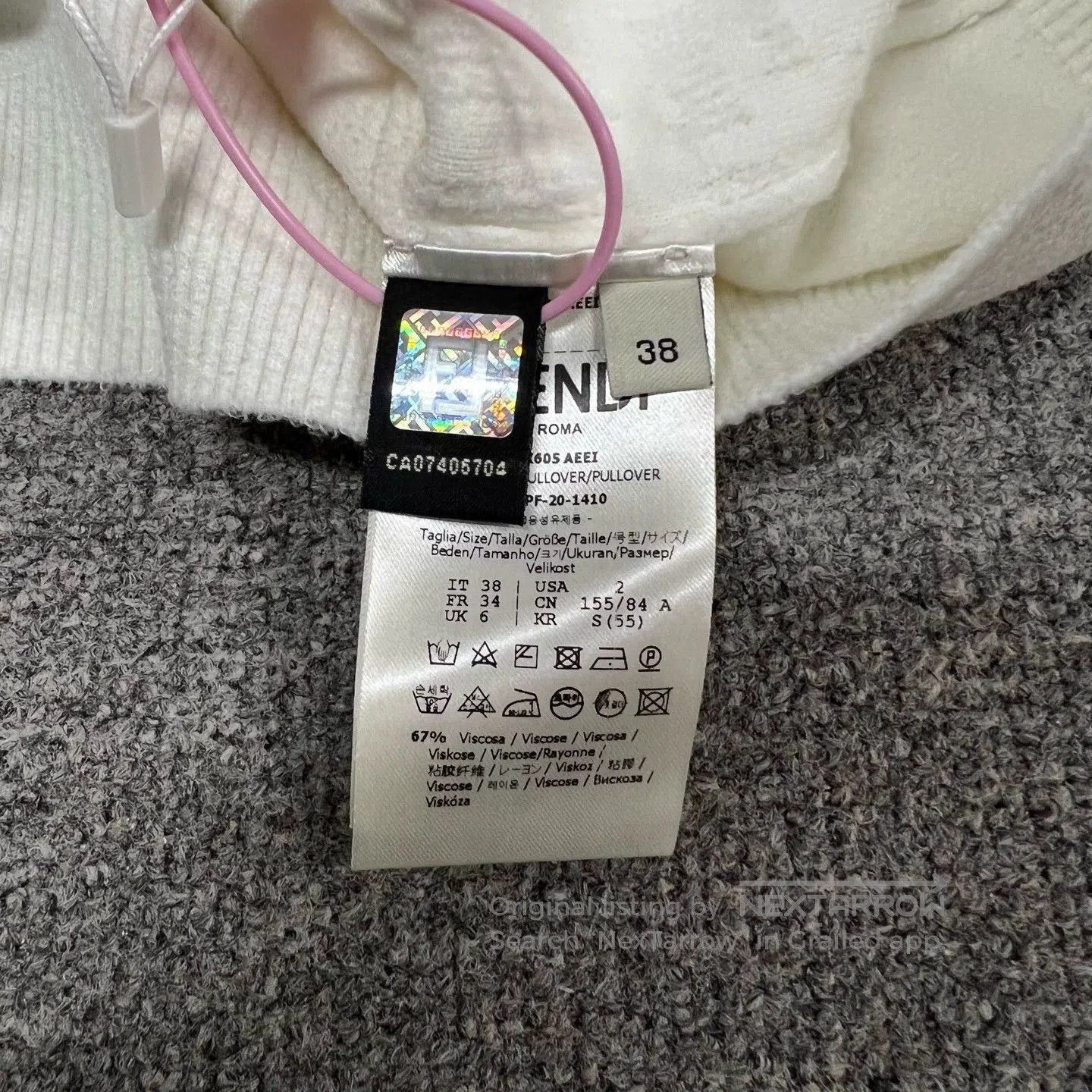 Fendi fendi high-neck sweater with classic print. Size US M / EU 48-50 / 2 - 7 Thumbnail