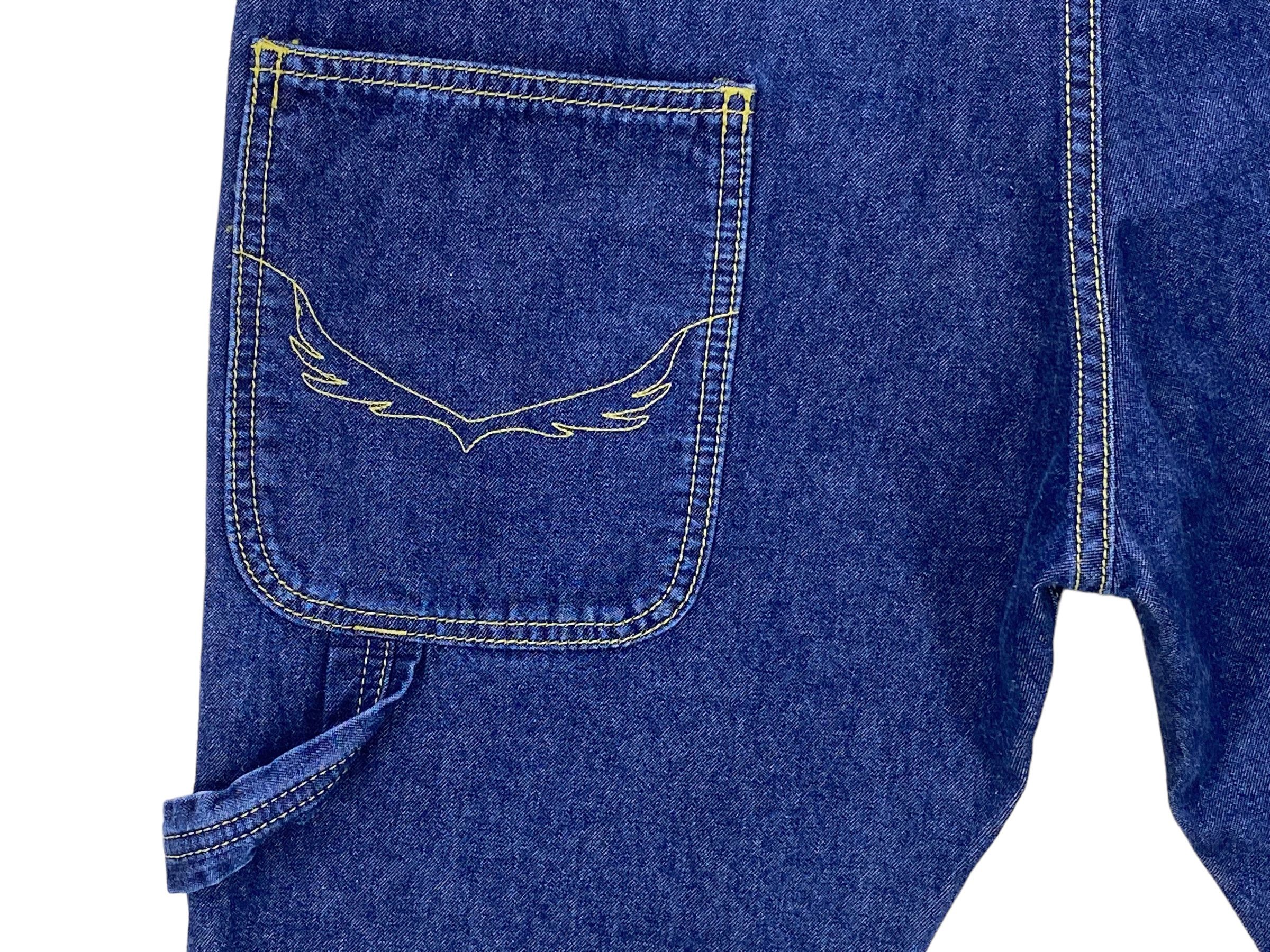 Japanese Brand Drop Crotch Baker Pocket Rodeo Crowns Pants Size US 31 - 11 Thumbnail