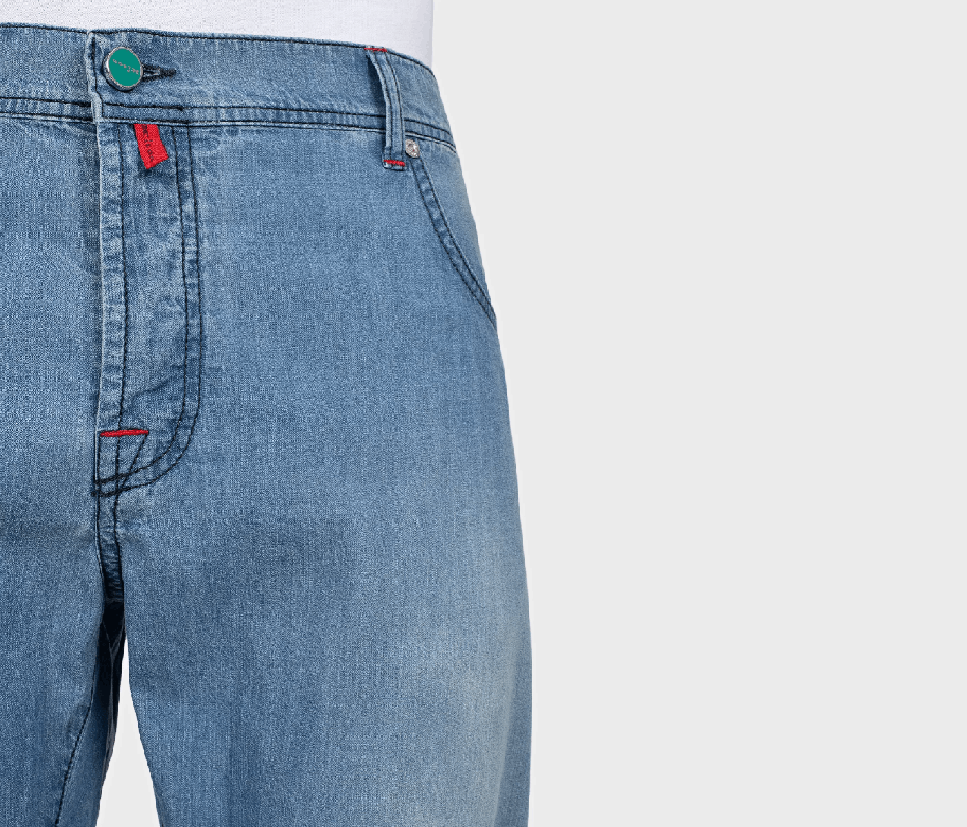 Kiton Kiton Blue Straight Leg Jeans W38 3XL Size US 40 / EU 56 - 4 Thumbnail